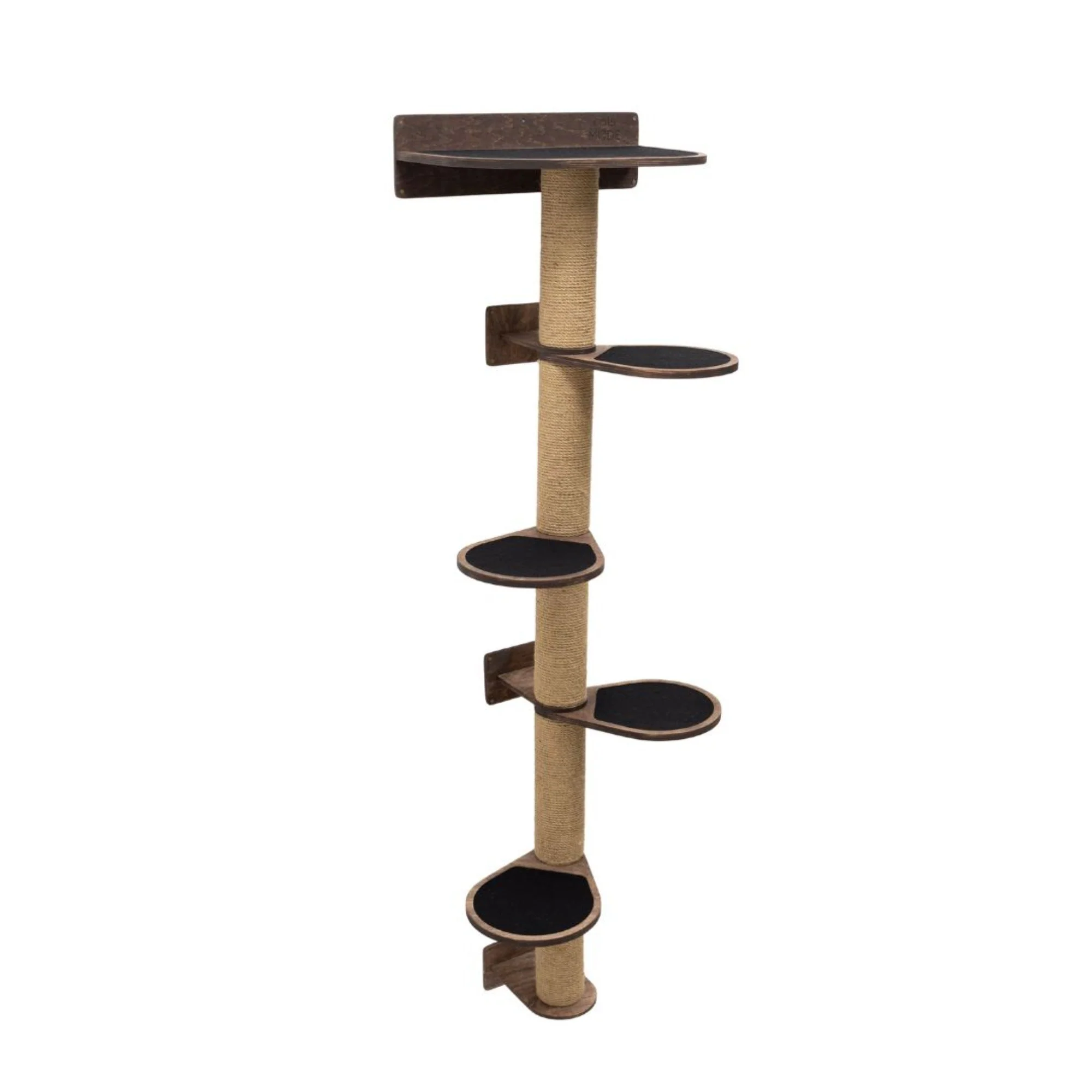 Large Cat Tree – Dark Walnut - Image 2