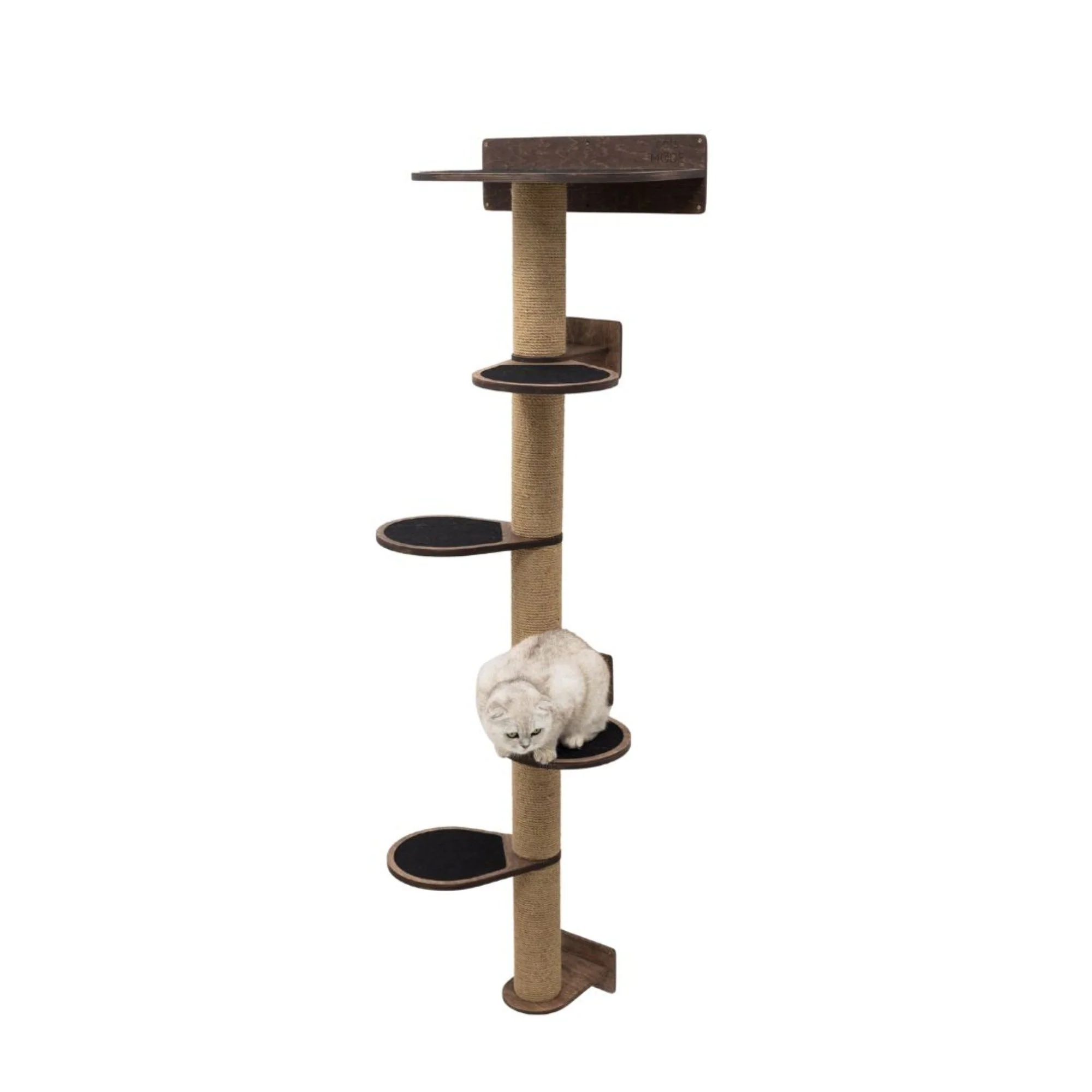 Large Cat Tree – Dark Walnut - Image 3