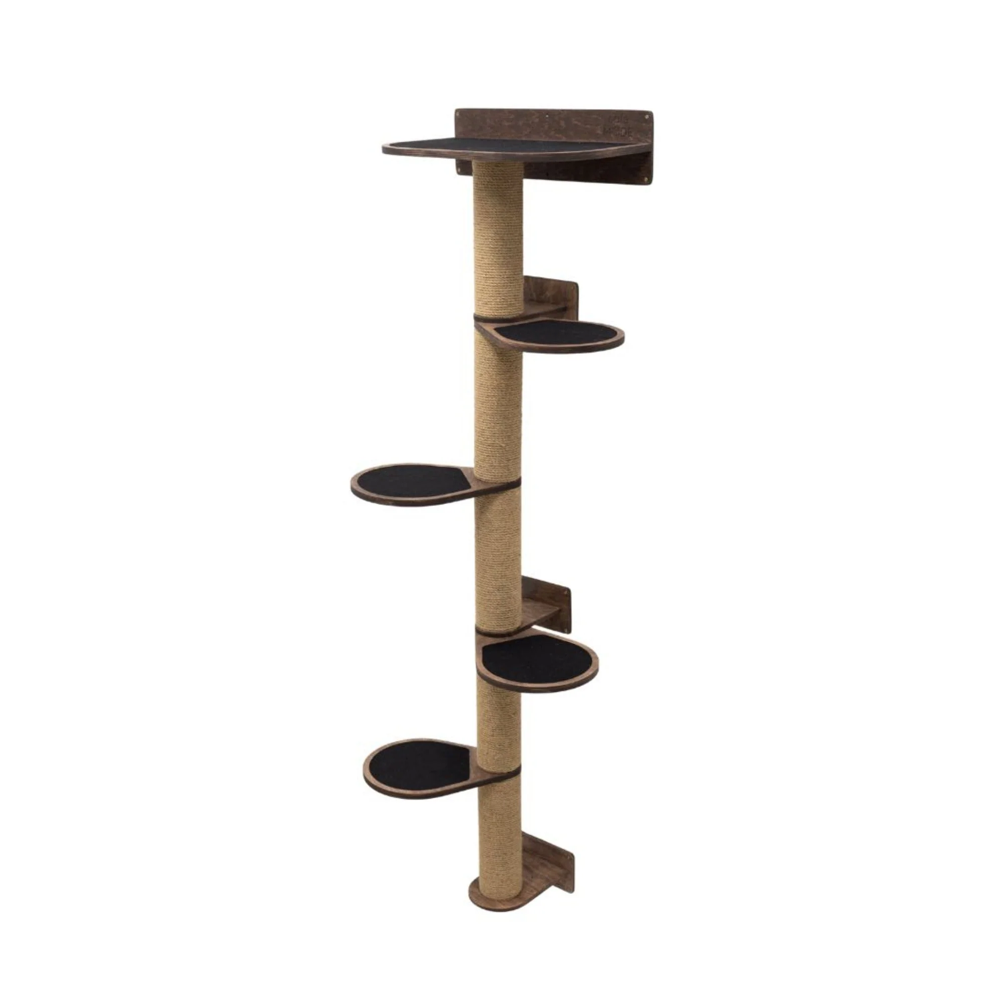 Large Cat Tree – Dark Walnut - Image 4