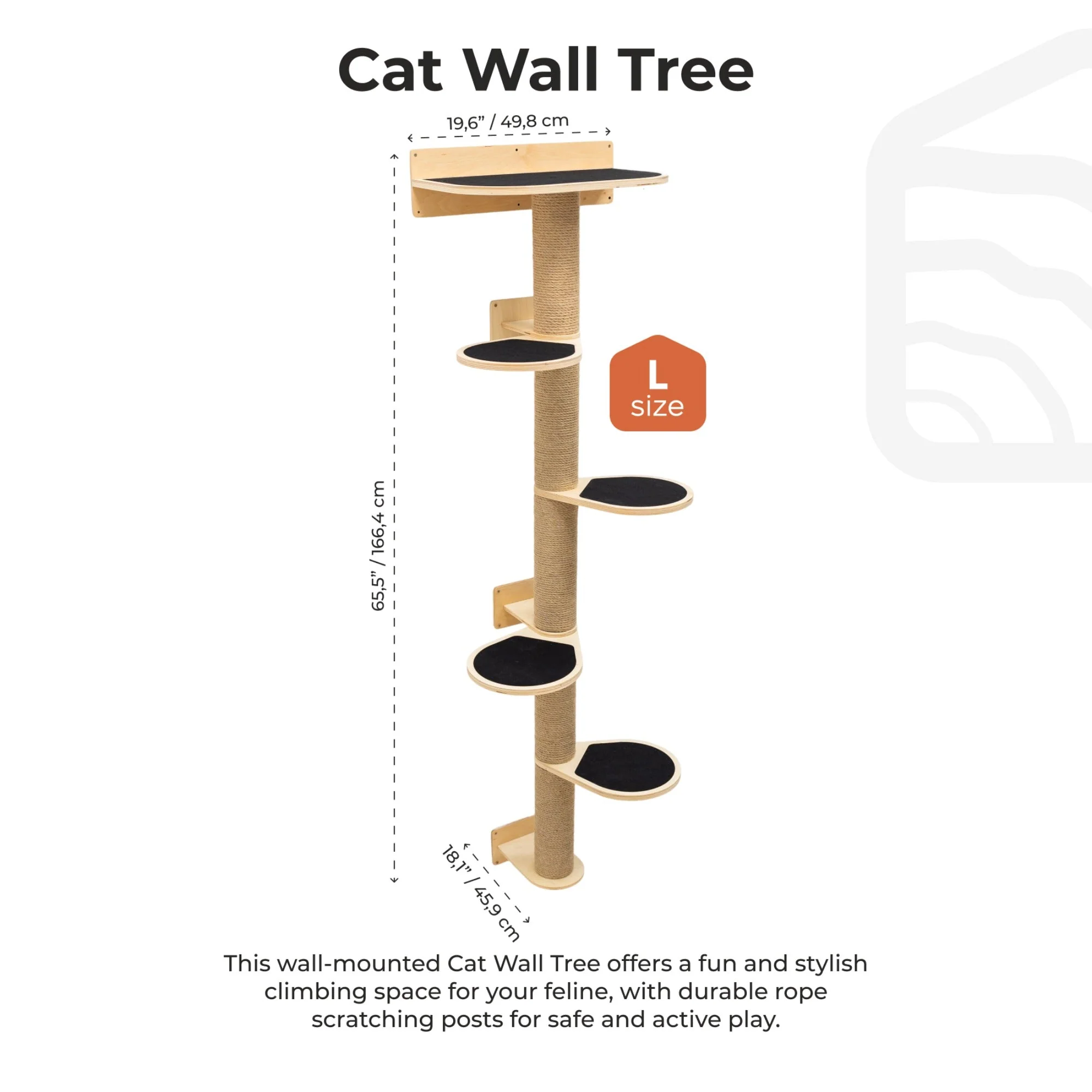 Large Cat Tree – Light - Image 6