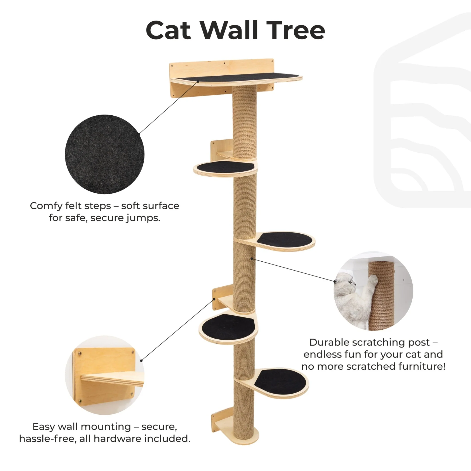 Large Cat Tree – Light - Image 7