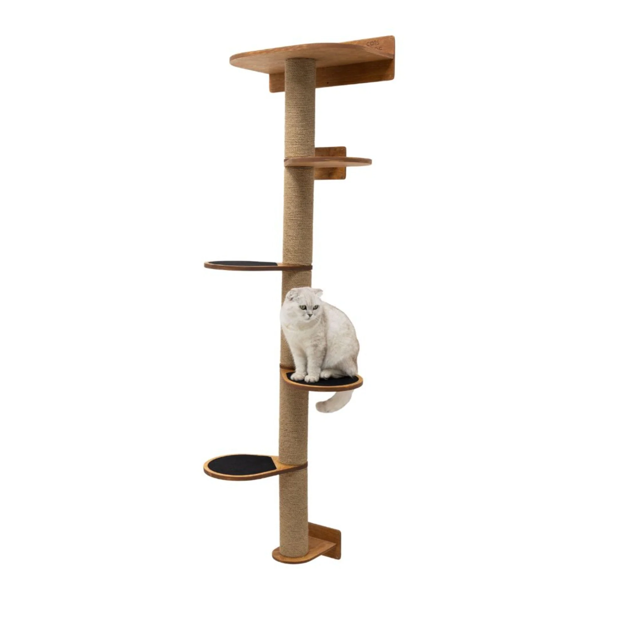 Large Cat Tree – Oak - Image 3