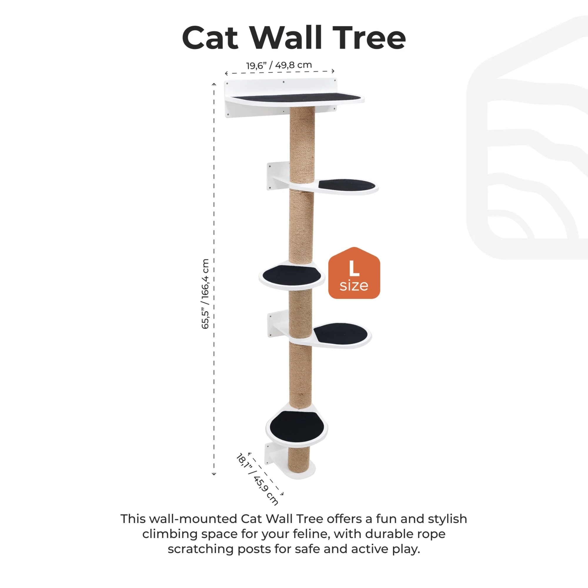 Large Cat Tree – White - Image 6