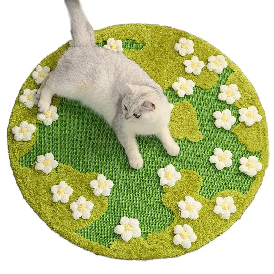 Large Sisal Cat Scratcher Rug (31") - Image 2