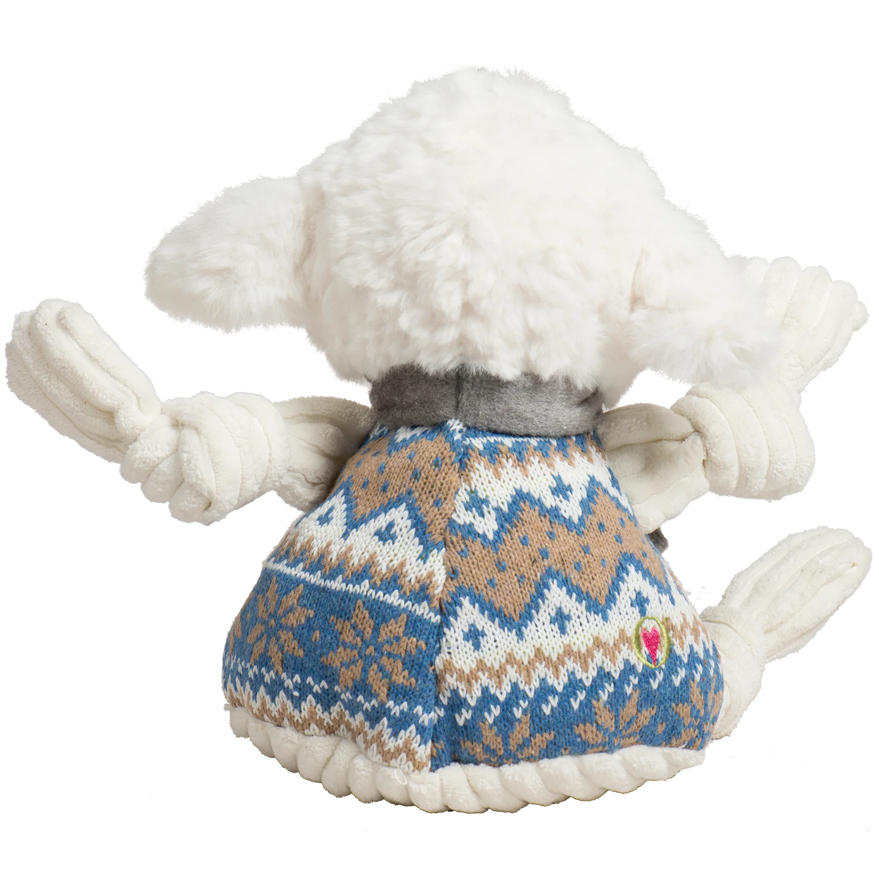 Leo Lamb Plush Dog Toy Knottie® - Image 5