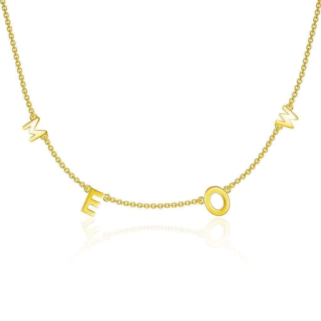 Letter Necklace | MEOW and PURR - Image 3