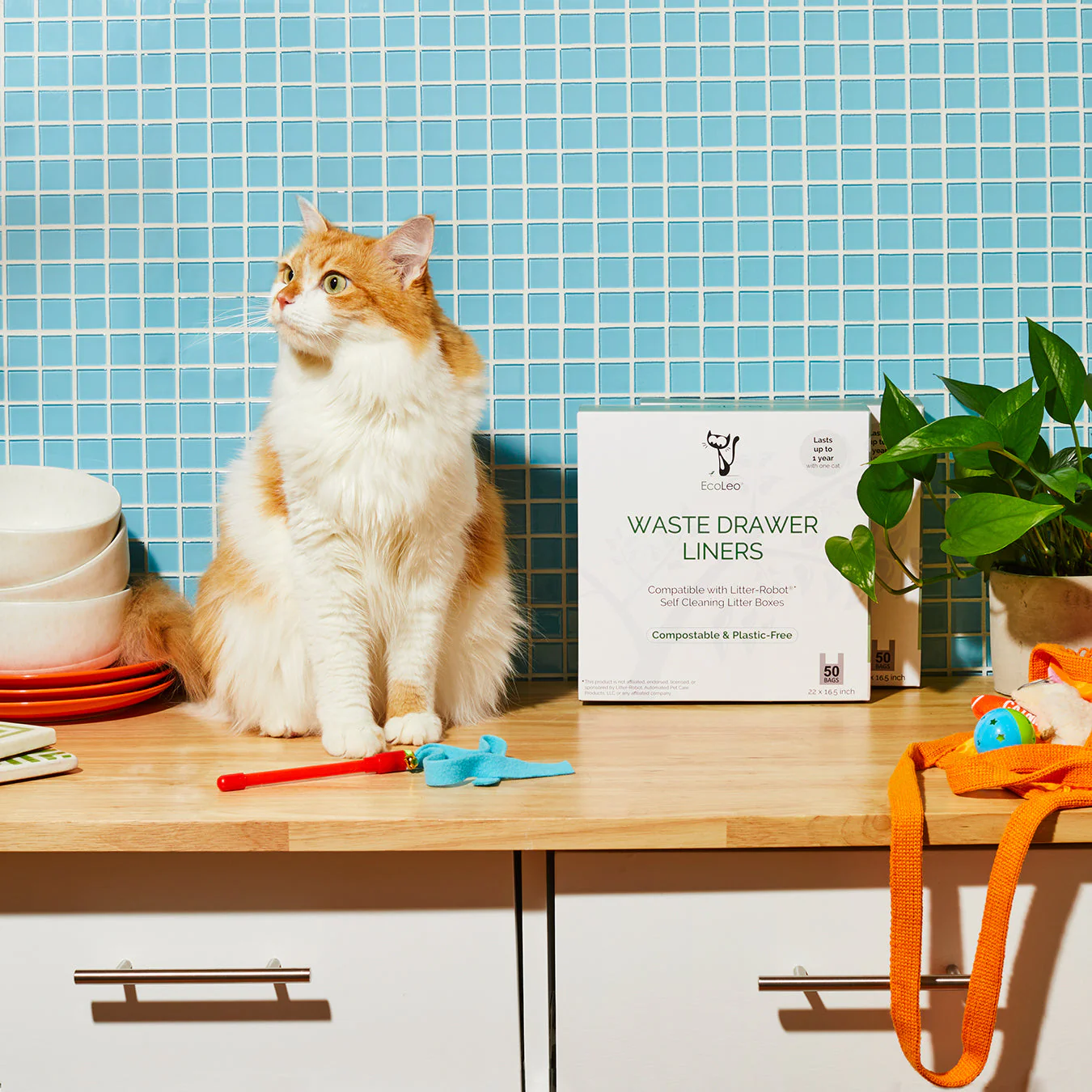 Litter Robot 3 Compatible Compostable Waste Drawer Liners - Image 8