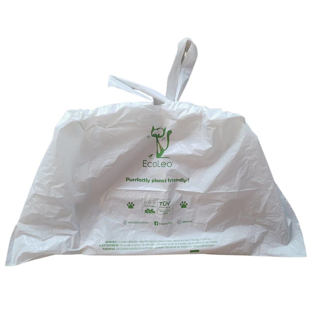 Litter-Robot 4 and 3 Compatible Compostable Drawstring Waste Drawer Liners - Image 4