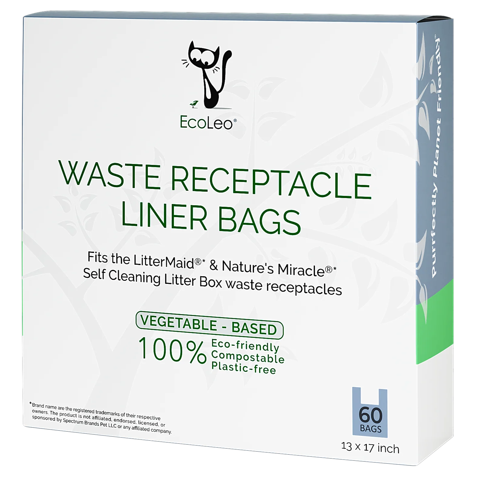 LitterMaid* and Nature's Miracle* Compatible Waste Receptacle Liners