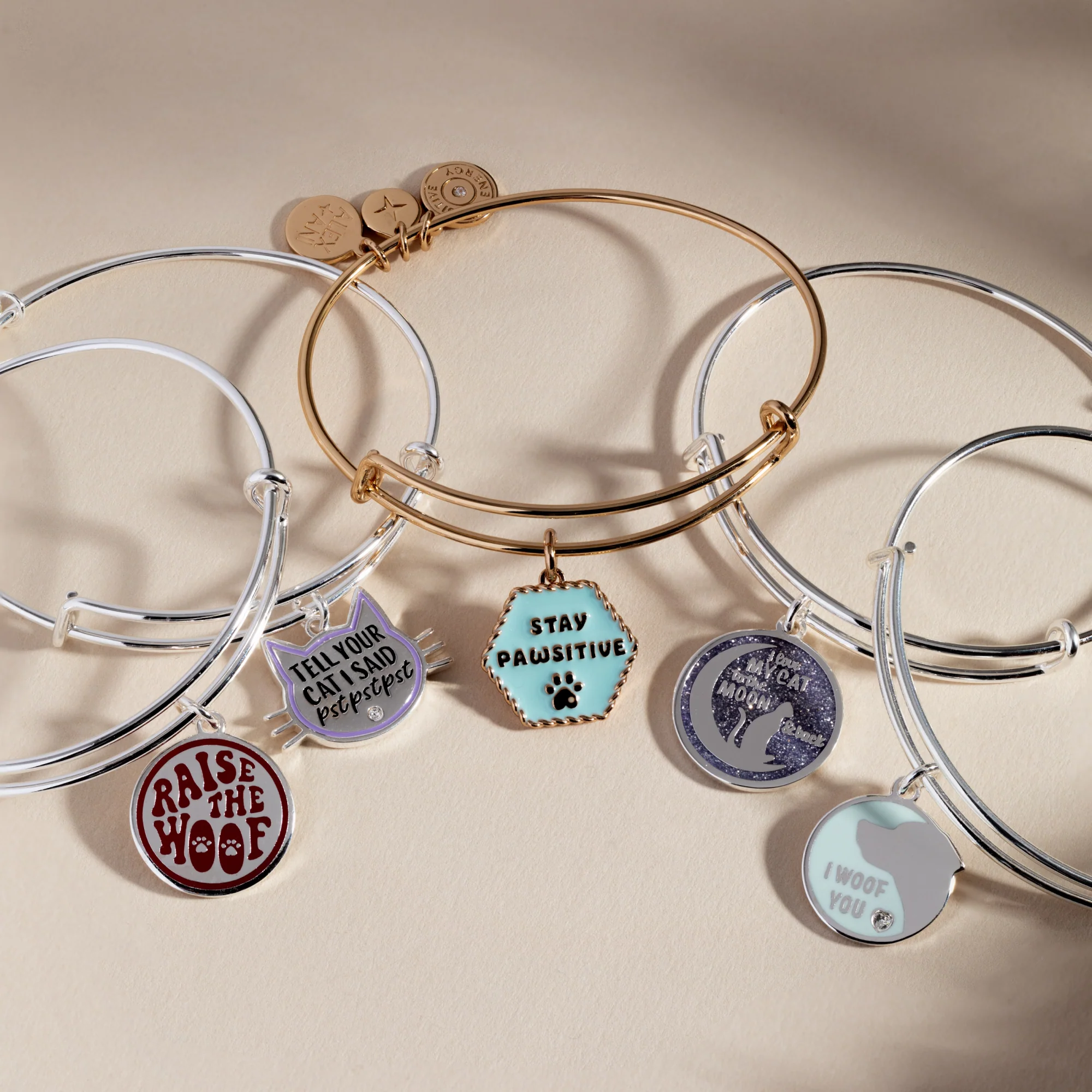 'Love My Cat to the Moon and Back' Bangle - Image 3