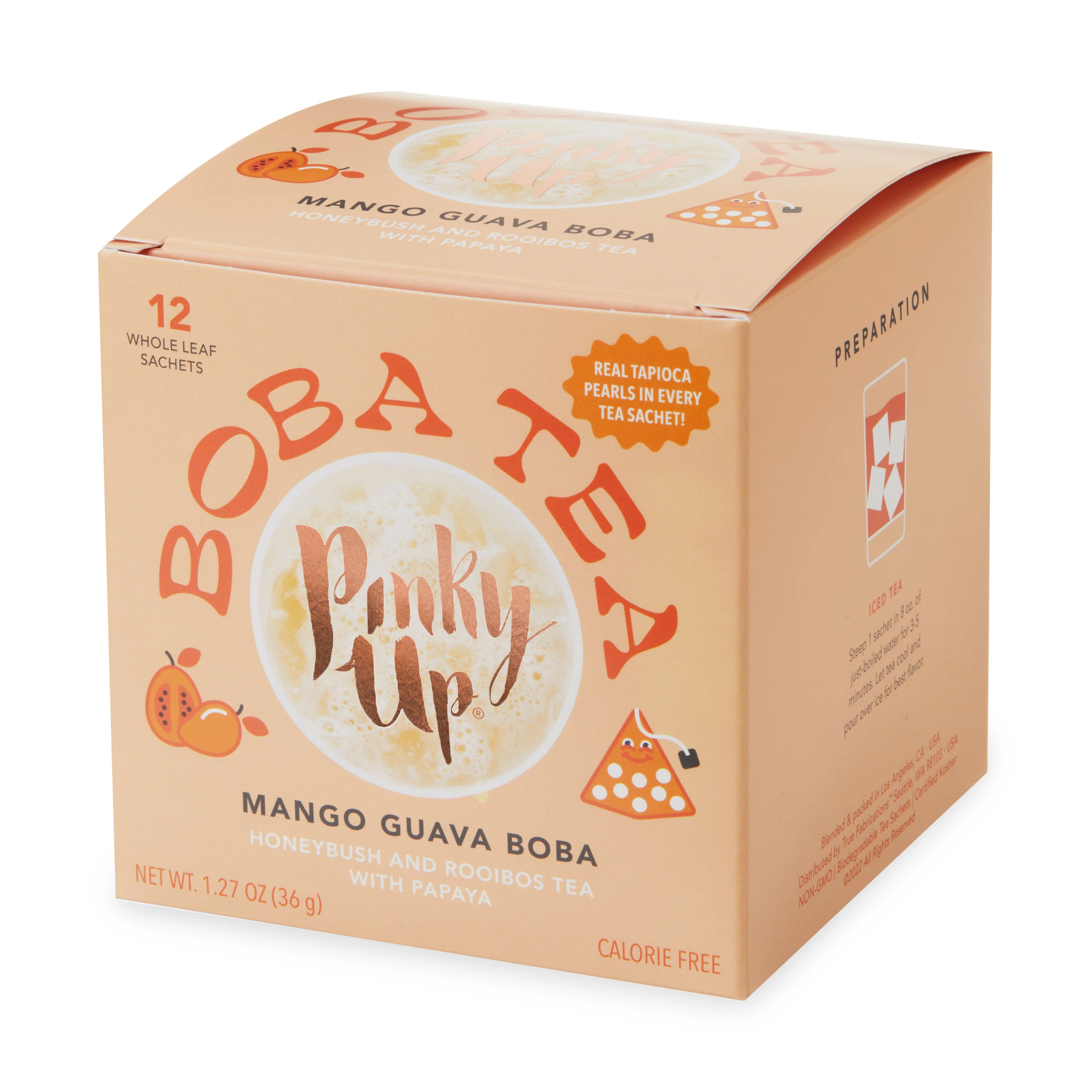 Mango Guava Boba Tea Sachets