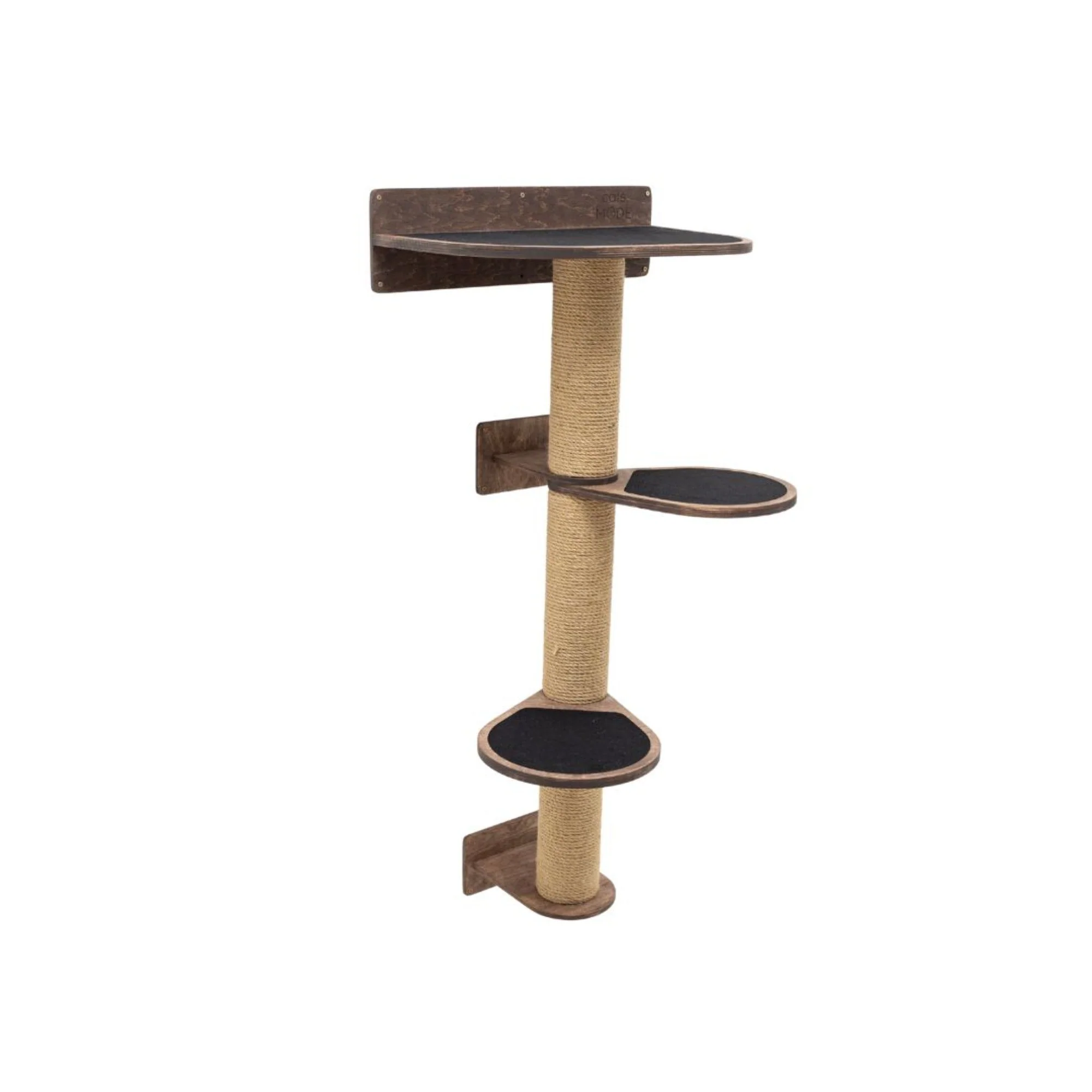 Medium Cat Tree – Dark Walnut - Image 4