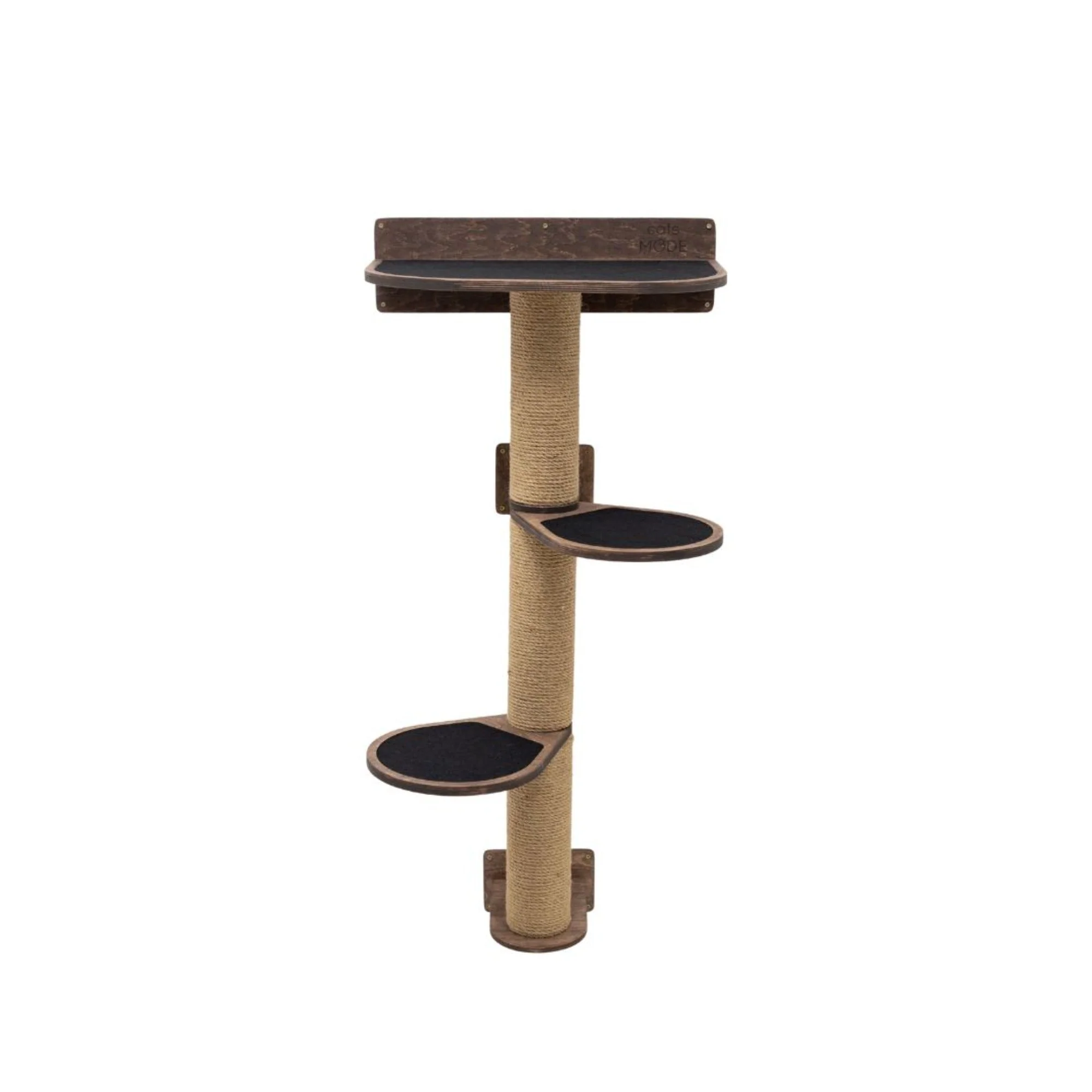 Medium Cat Tree – Dark Walnut - Image 6