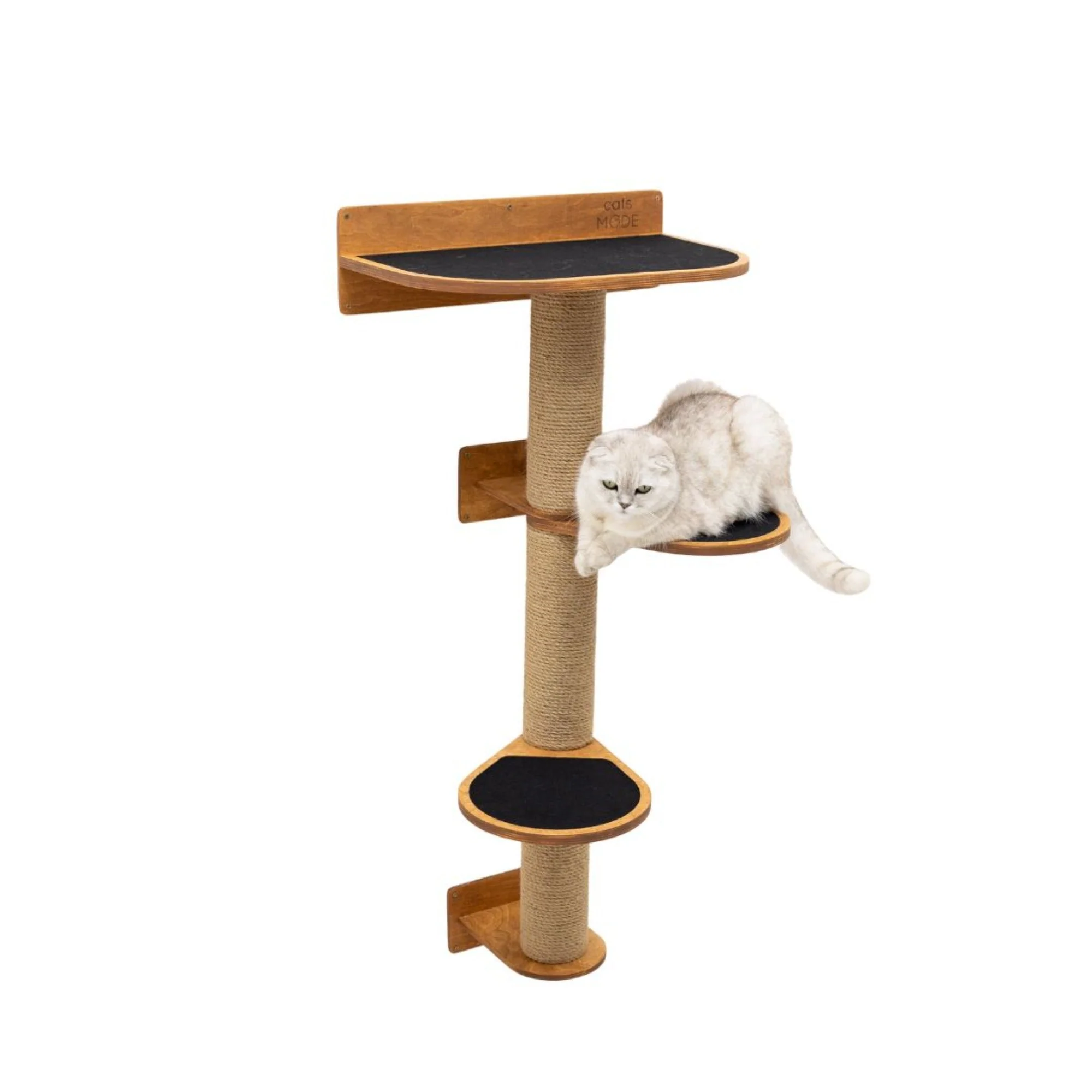 Medium Cat Tree – Oak - Image 5