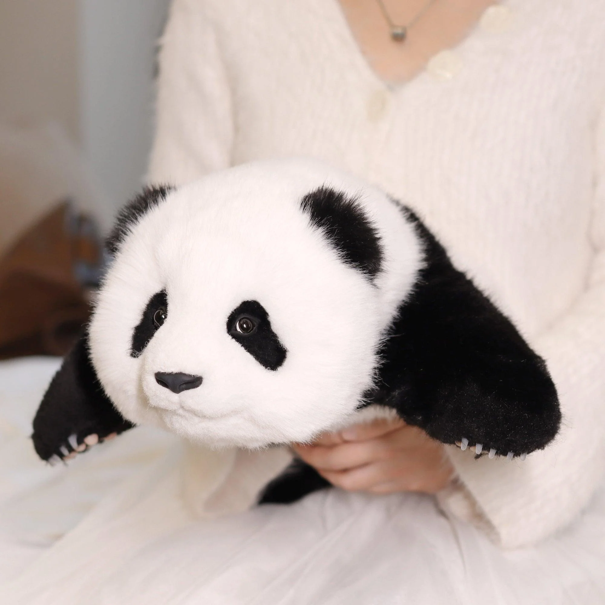 Menglan Panda Weighted – Ultra Realistic Collectible Toy - Image 4