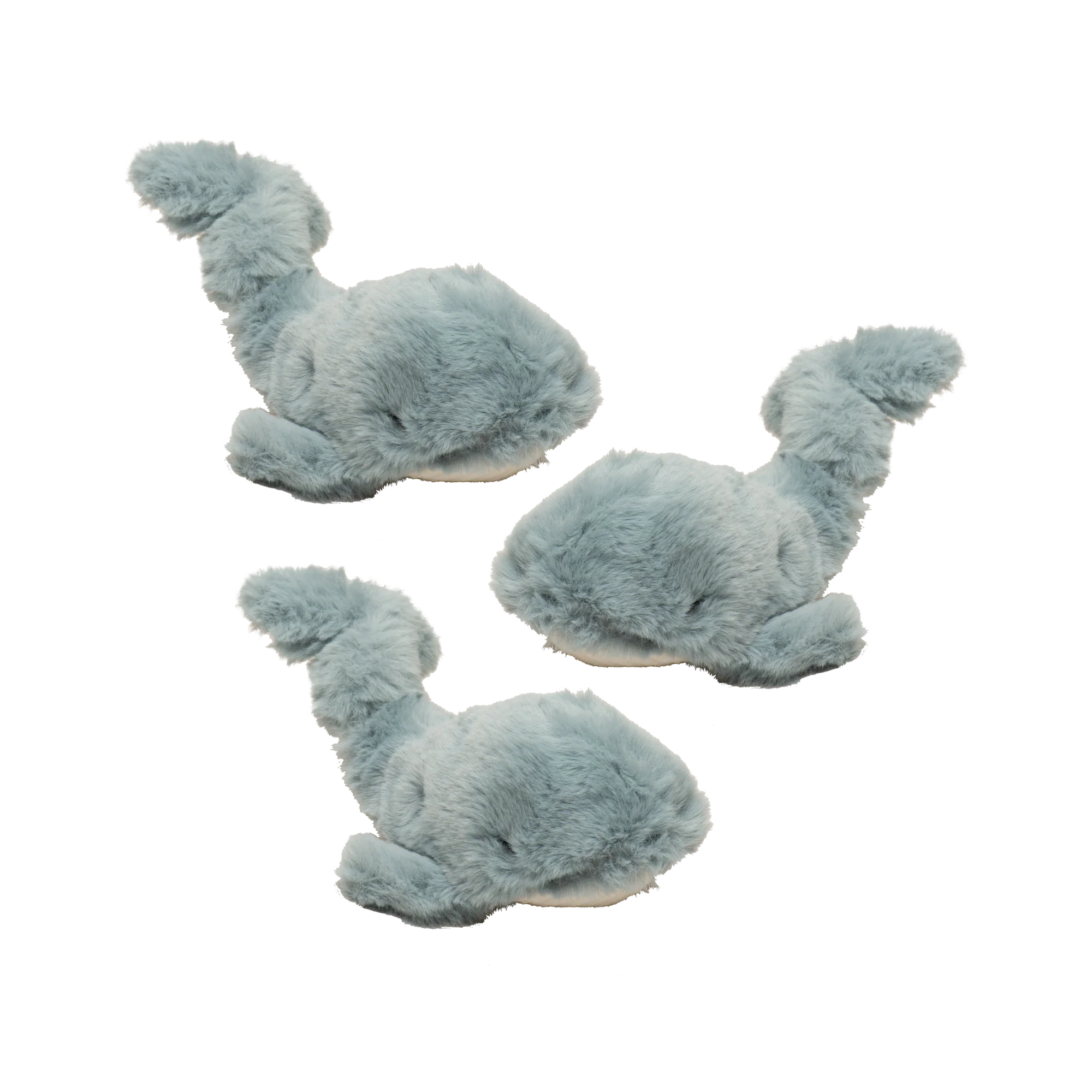 Mobie Whale Wee Huggles® Plush Dog Toys, 3 Pack