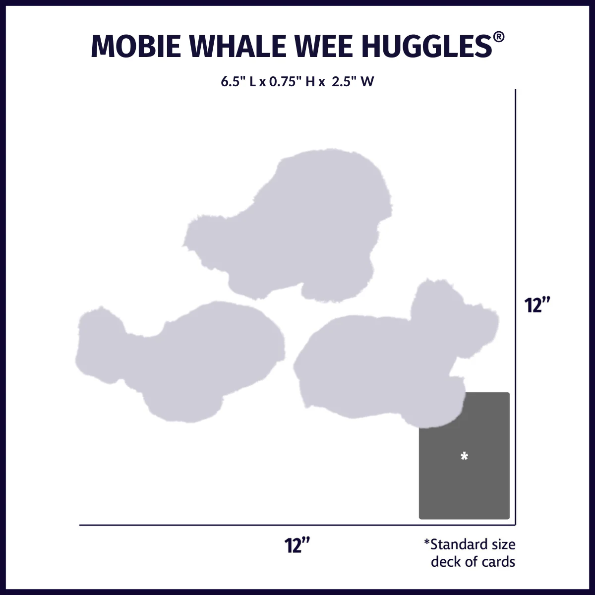 Mobie Whale Wee Huggles® Plush Dog Toys, 3 Pack - Image 7