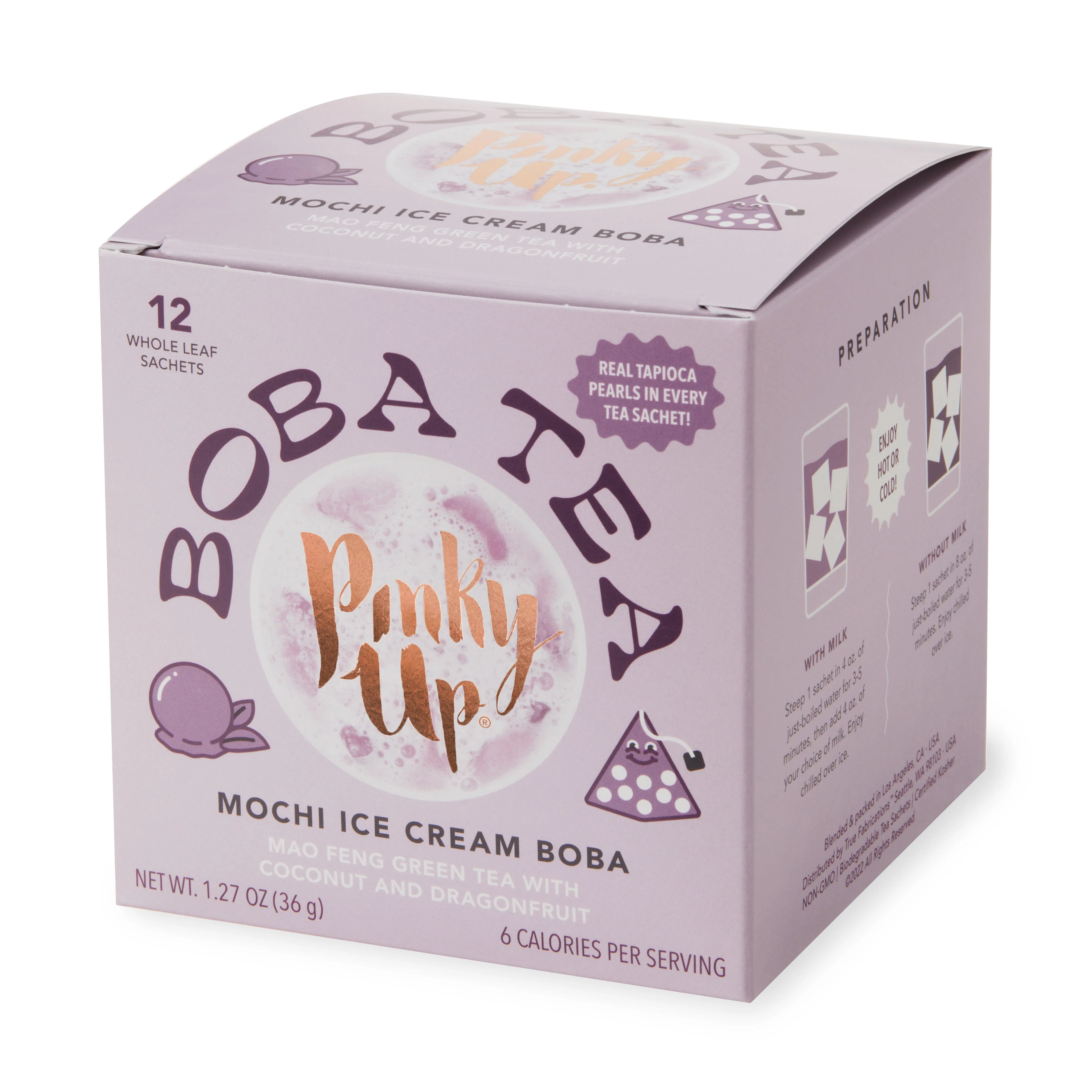 Mochi Ice Cream Boba Tea Sachets