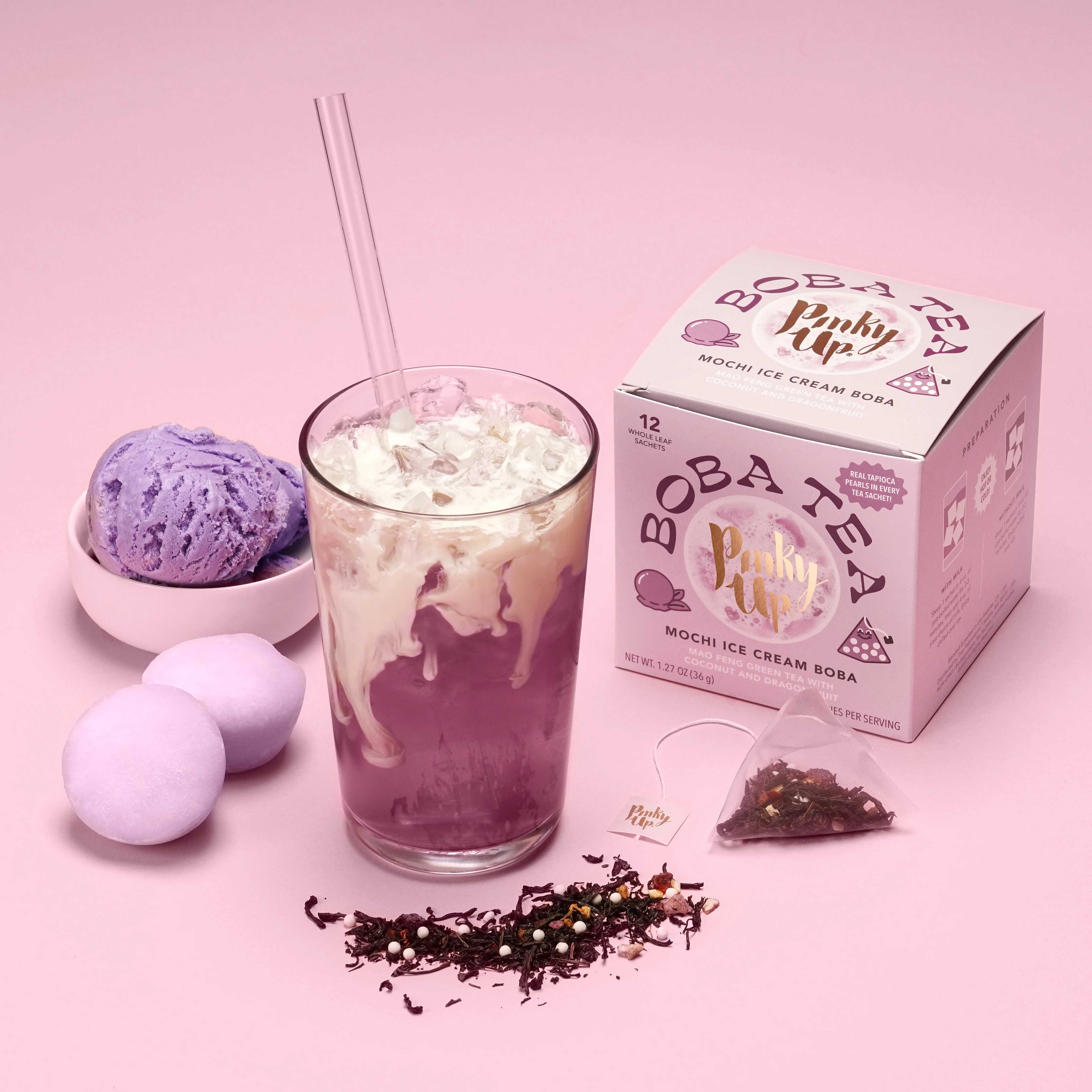 Mochi Ice Cream Boba Tea Sachets - Image 3