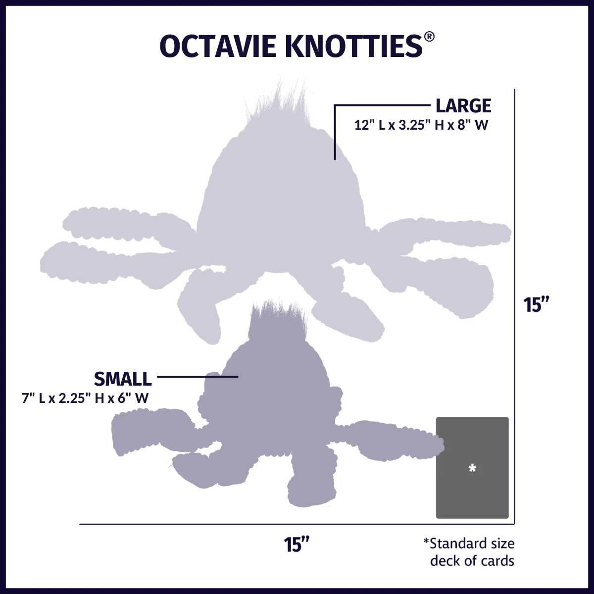 Octavie Octopus Knottie® Plush Dog Toy - Image 13