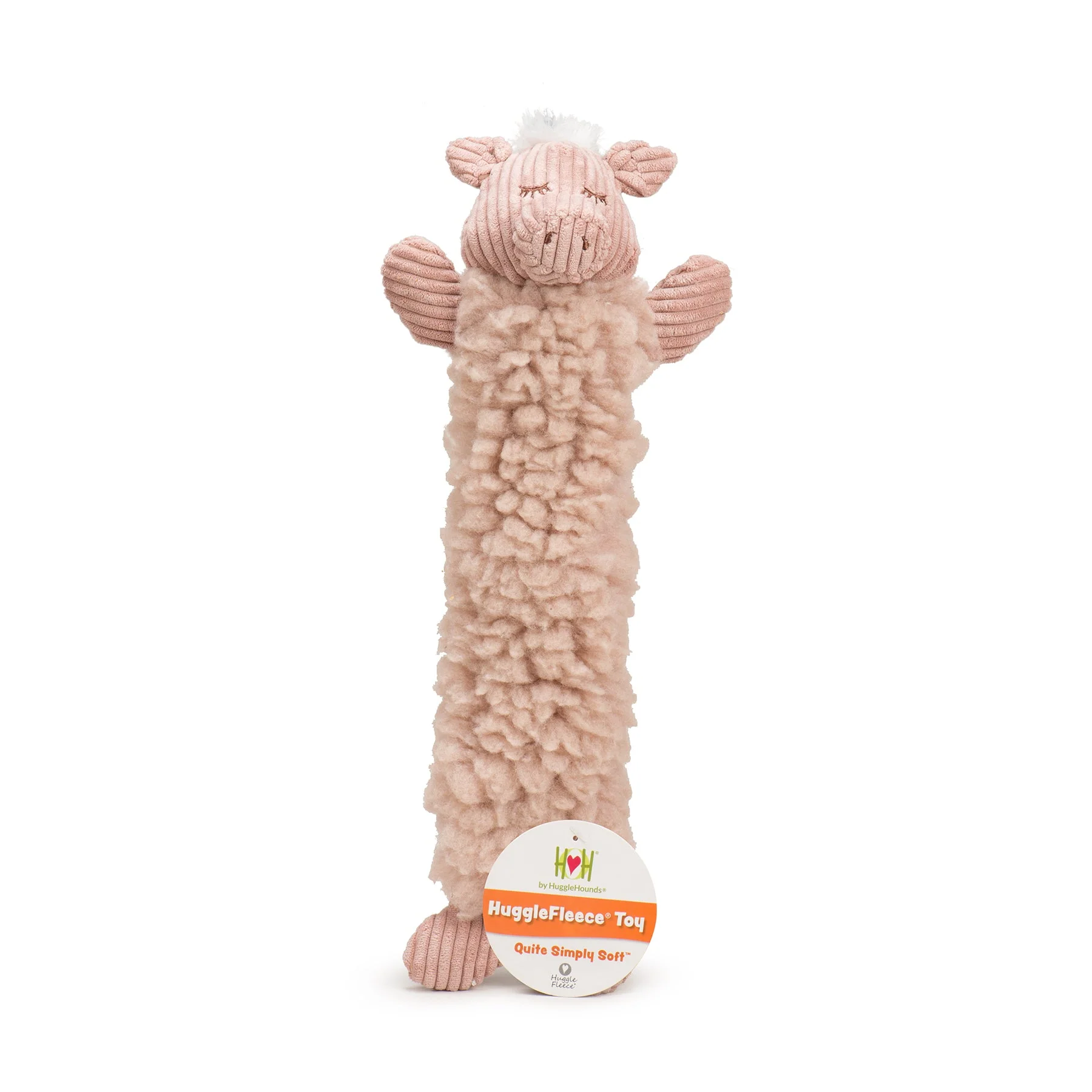 Penelope Pig Fluffer Long & Lovelie™ Durable Plush Dog Toy - Image 2