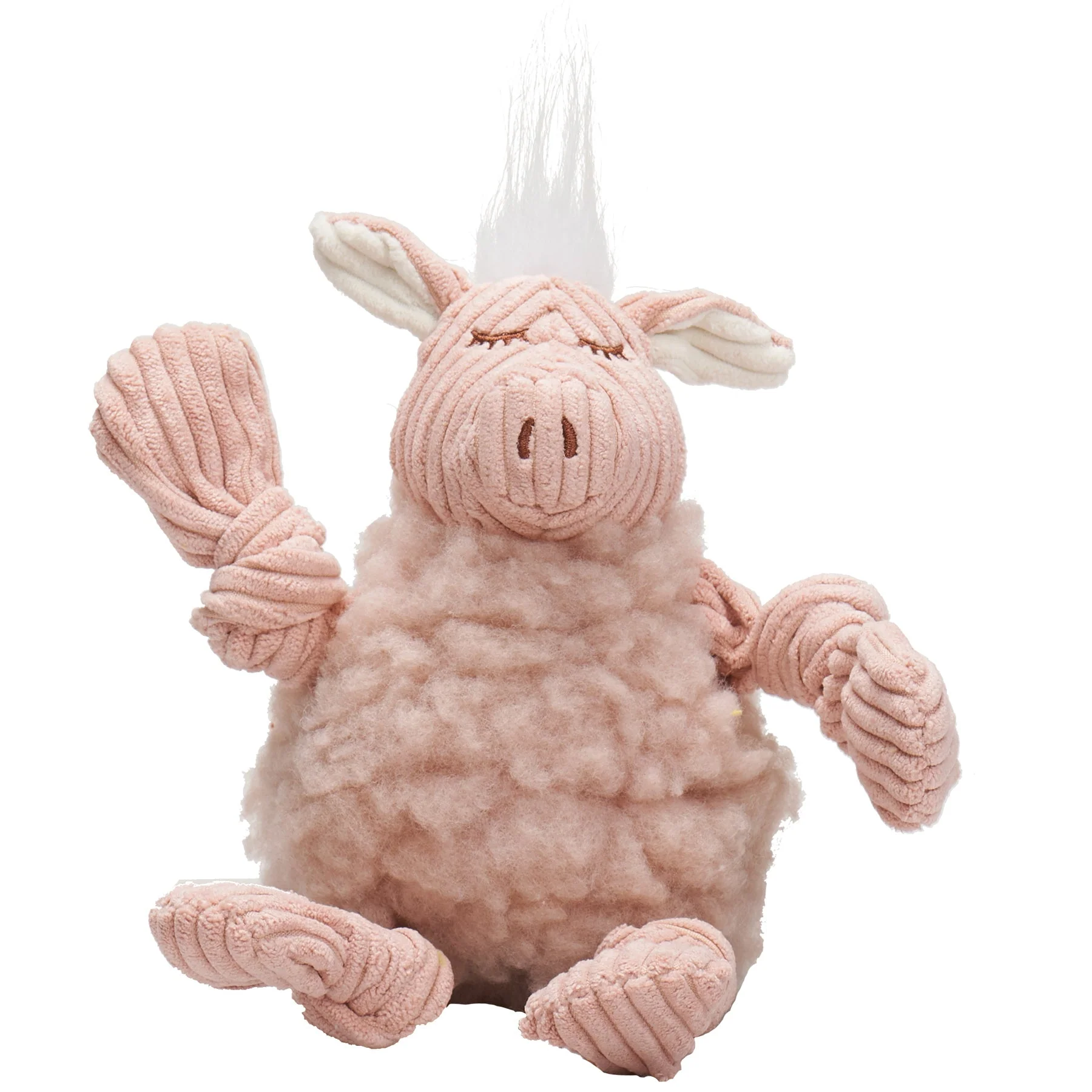 Penelope Pig HuggleFleece® FlufferKnottie™ Plush Dog Toy - Image 3