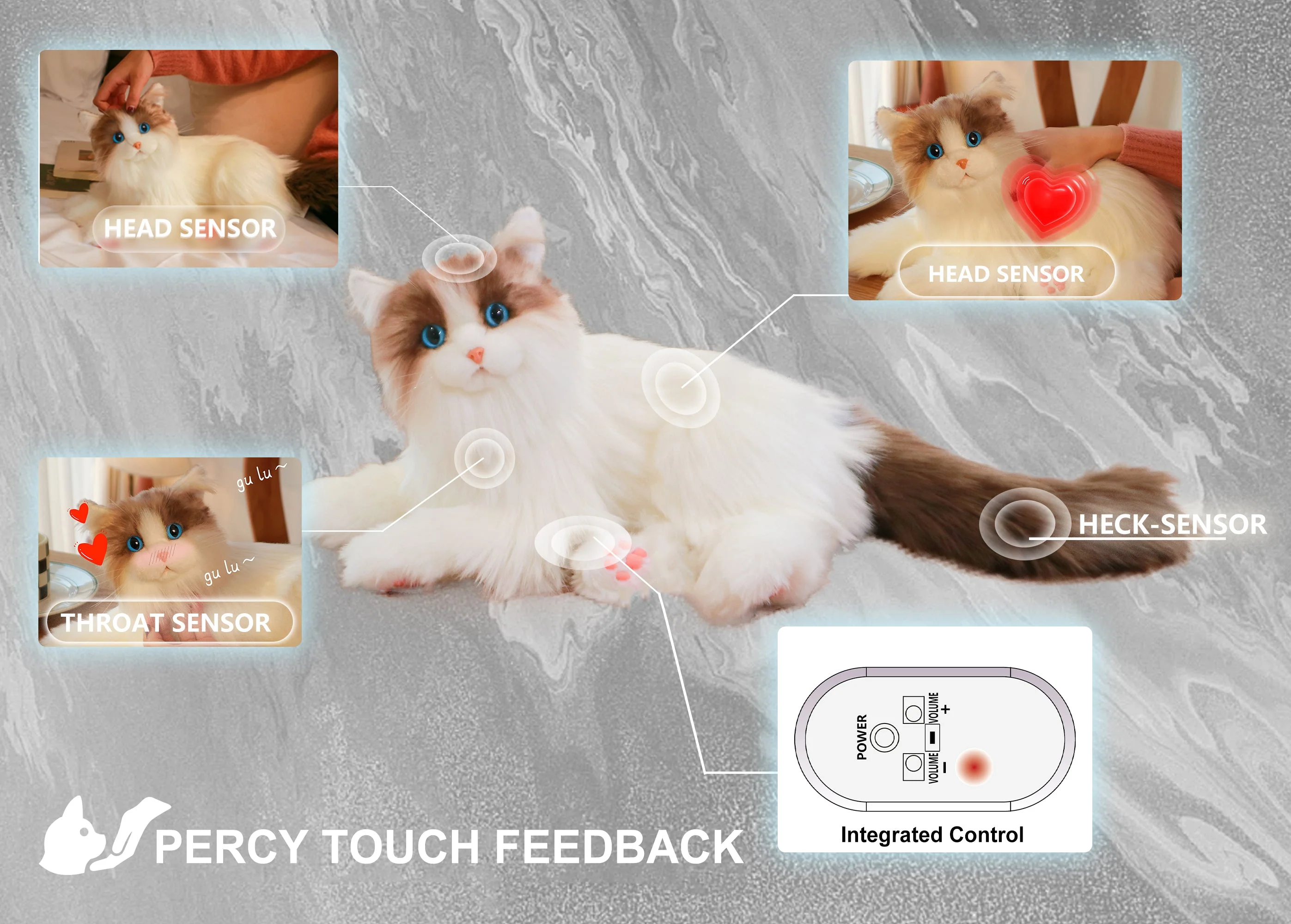 Percy Robot Cat – Voice,Purring & Heartbeat for Comfort - Image 11