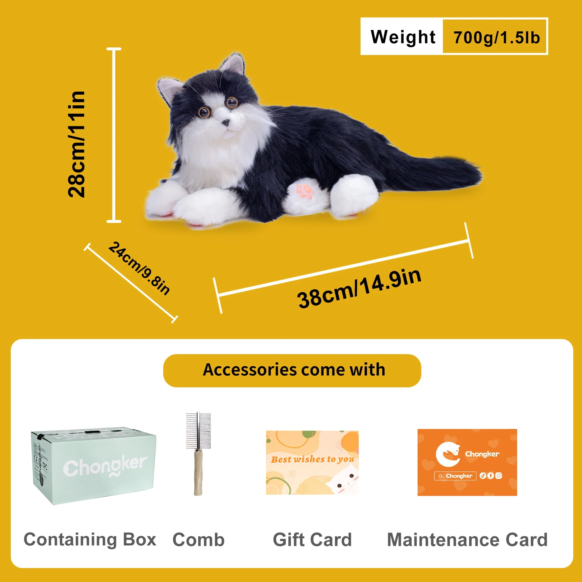 Percy Robot Cat – Voice,Purring & Heartbeat for Comfort - Image 14