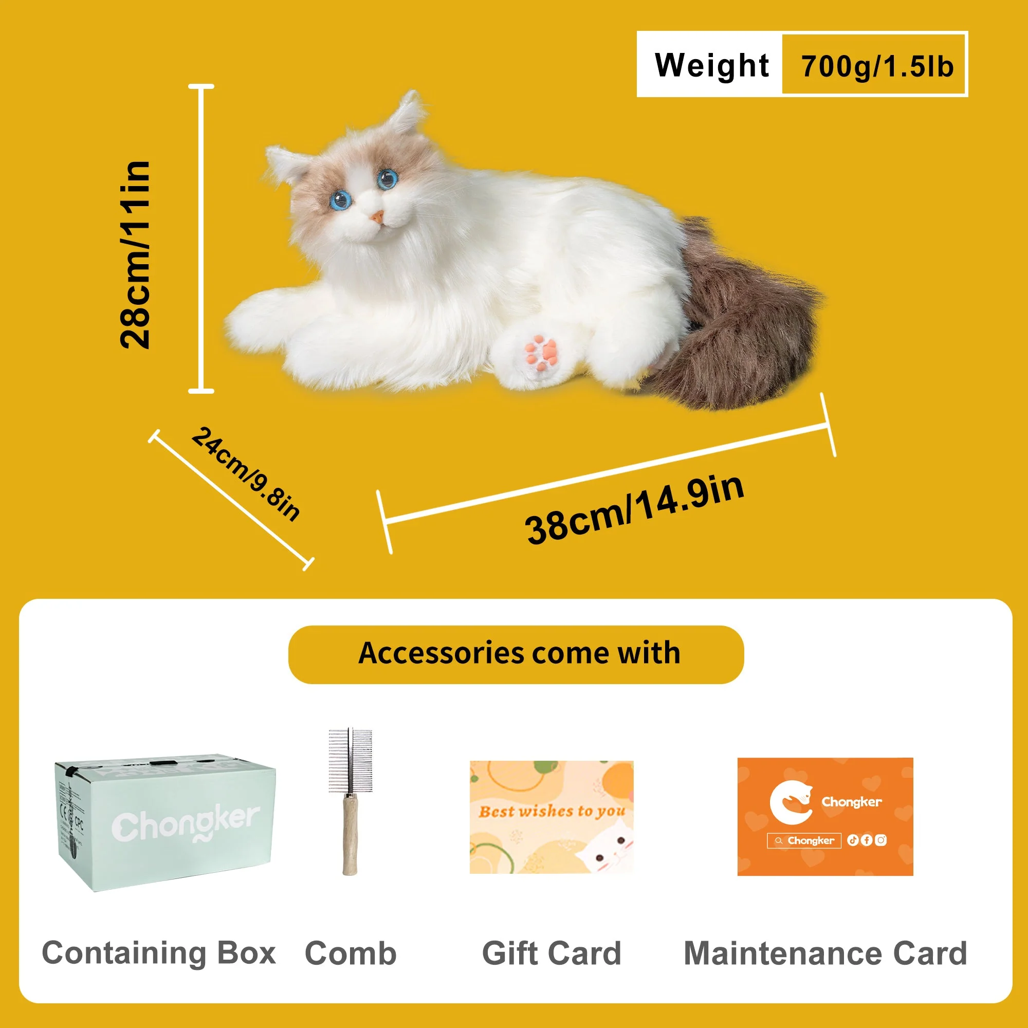 Percy Robot Cat – Voice,Purring & Heartbeat for Comfort - Image 15