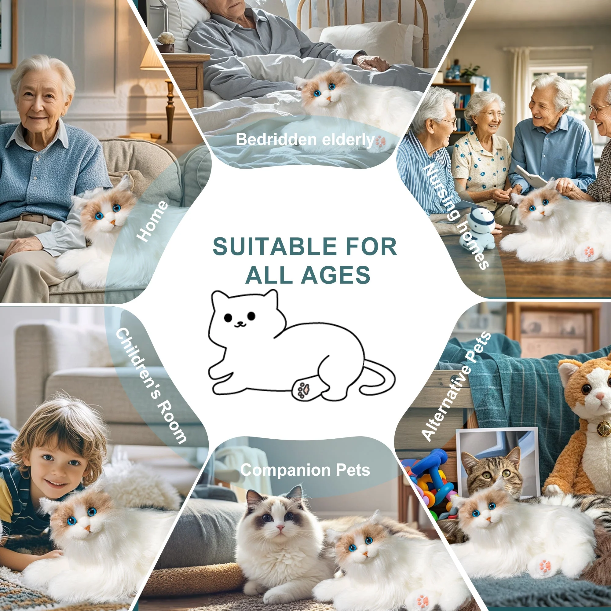 Percy Robot Cat – Voice,Purring & Heartbeat for Comfort - Image 9
