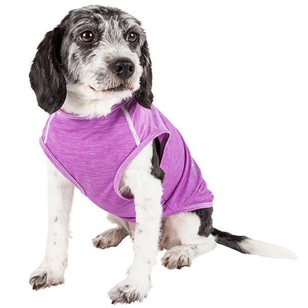 Pet Life ® Active 'Aero-Pawlse' Quick-Dry and 4-Way-Stretch Yoga Fitness Dog T-Shirt Tank Top - Image 12