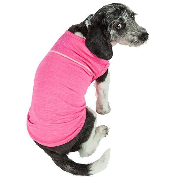 Pet Life ® Active 'Aero-Pawlse' Quick-Dry and 4-Way-Stretch Yoga Fitness Dog T-Shirt Tank Top - Image 38