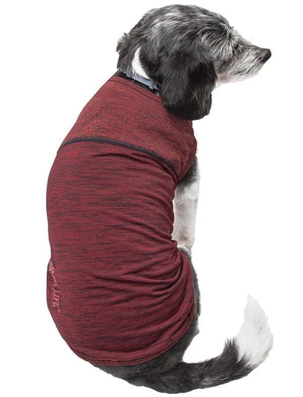 Pet Life ® Active 'Aero-Pawlse' Quick-Dry and 4-Way-Stretch Yoga Fitness Dog T-Shirt Tank Top - Image 41