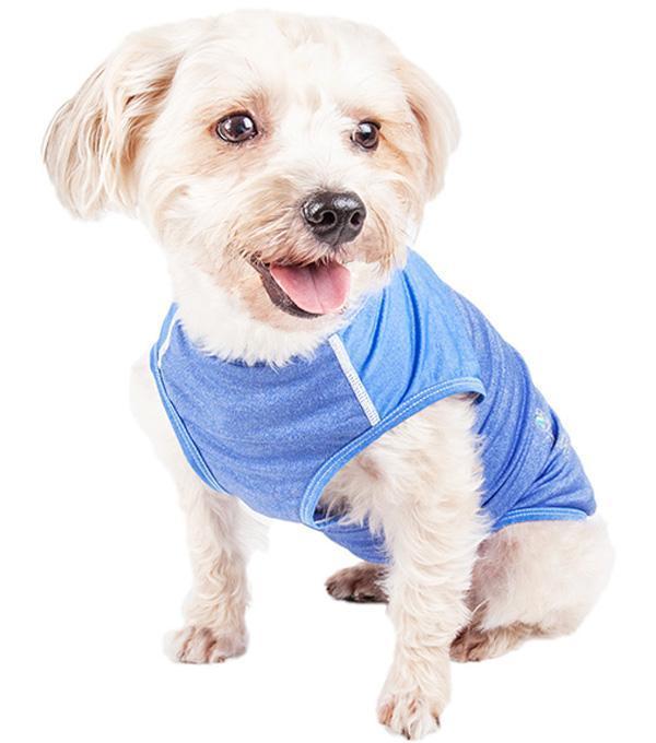 Pet Life ® Active 'Aero-Pawlse' Quick-Dry and 4-Way-Stretch Yoga Fitness Dog T-Shirt Tank Top - Image 9