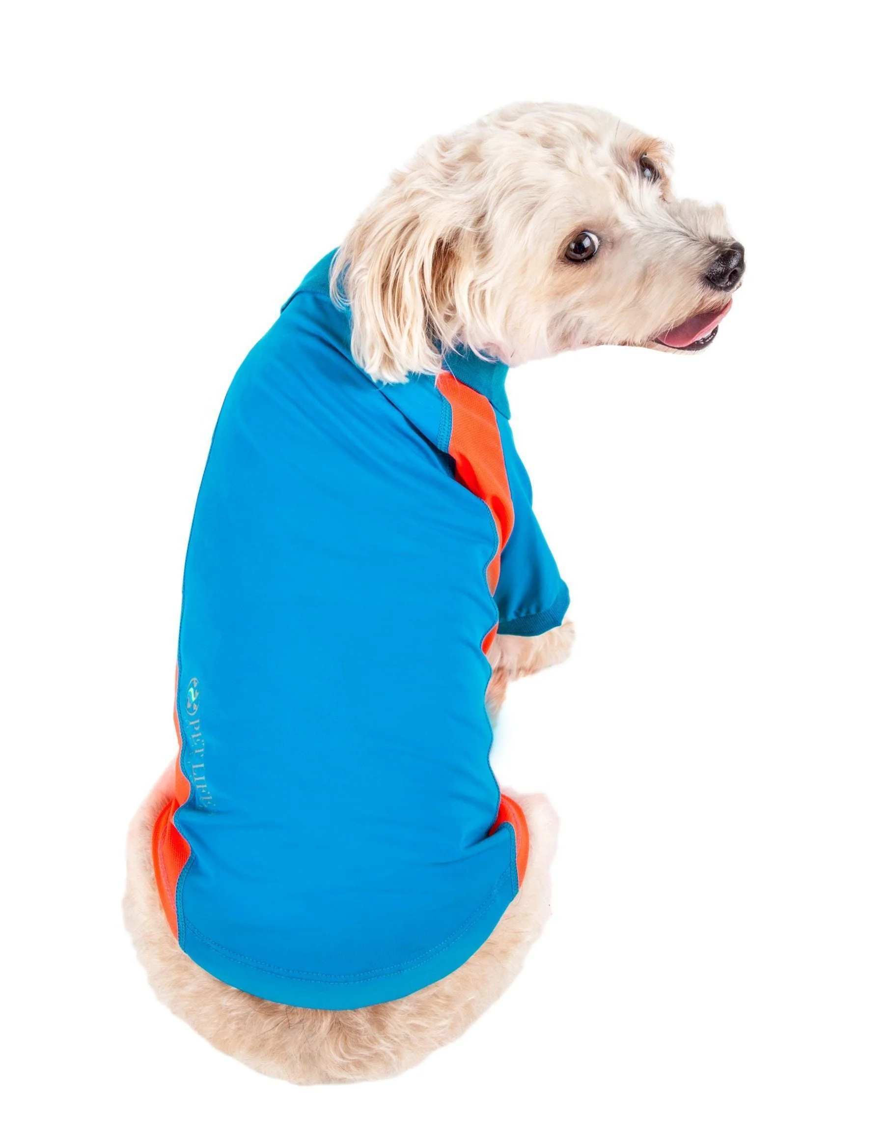 Pet Life ® Active 'Barko Pawlo' Relax-Stretch Quick-Drying Performance Dog Polo T-Shirt - Image 22