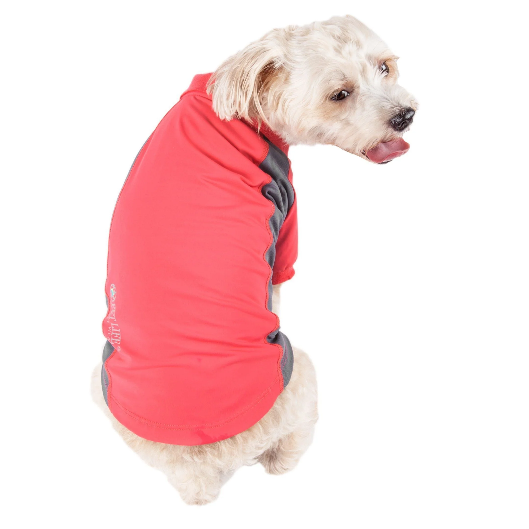 Pet Life ® Active 'Barko Pawlo' Relax-Stretch Quick-Drying Performance Dog Polo T-Shirt - Image 27