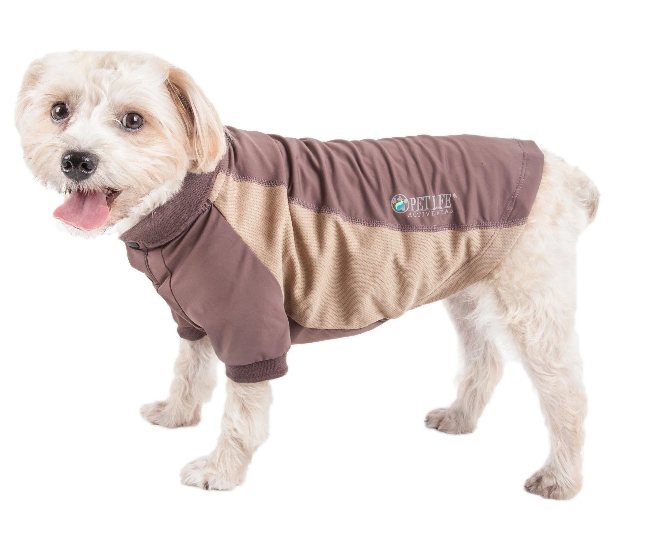 Pet Life ® Active 'Barko Pawlo' Relax-Stretch Quick-Drying Performance Dog Polo T-Shirt - Image 4