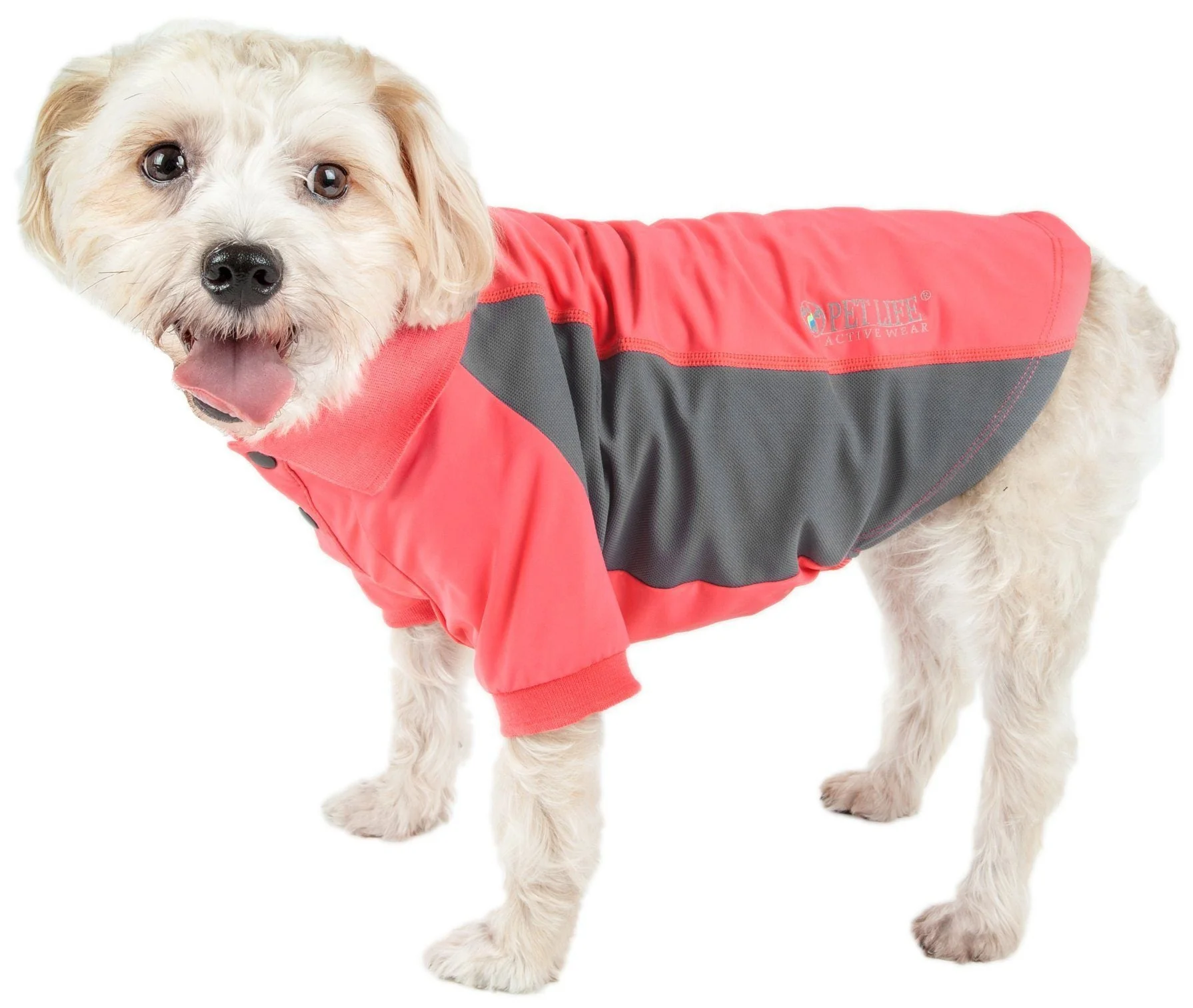 Pet Life ® Active 'Barko Pawlo' Relax-Stretch Quick-Drying Performance Dog Polo T-Shirt - Image 6
