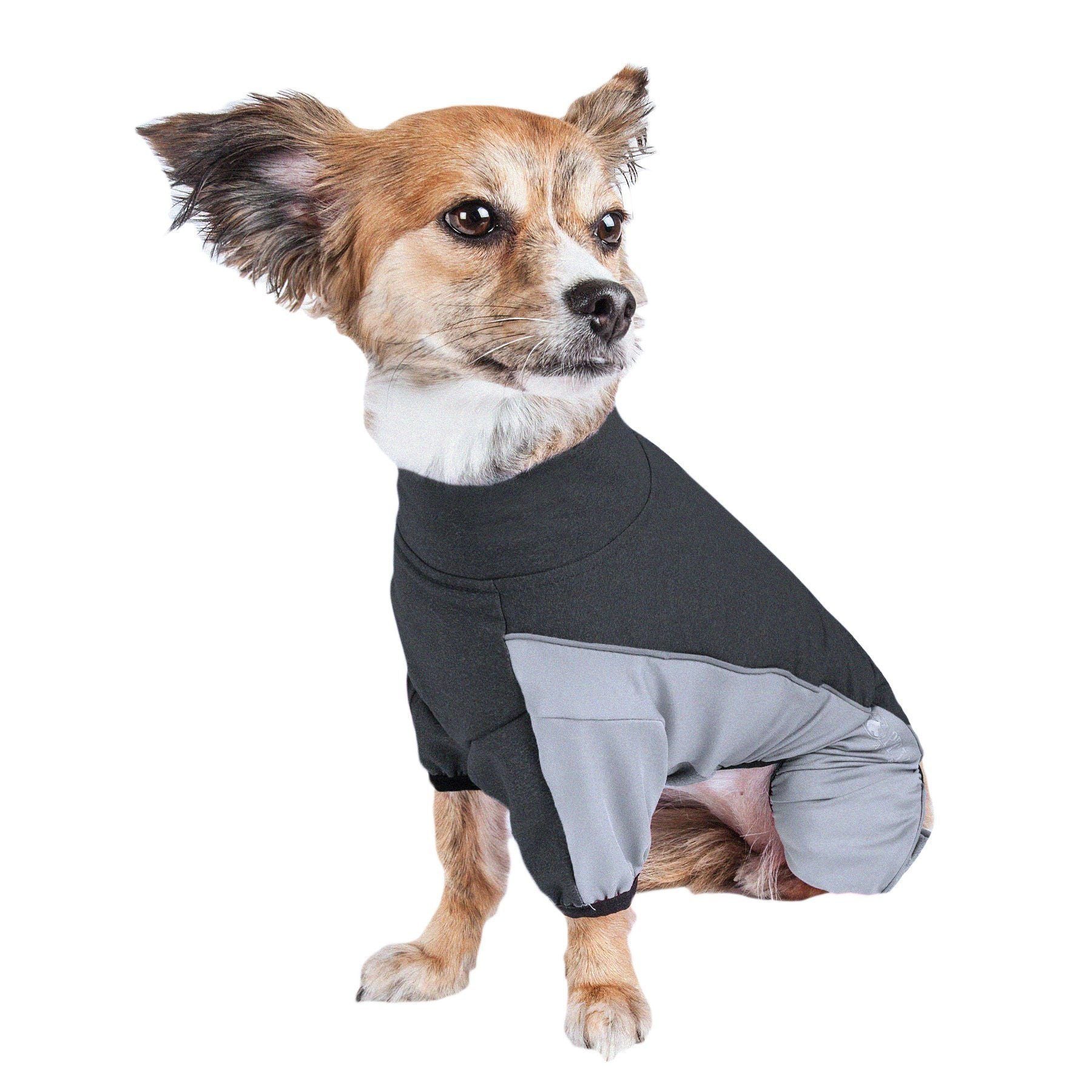 Pet Life ® Active 'Chase Pacer' Medium-weight 4-Way-Stretch Yoga Fitness Dog Tracksuit - Image 13