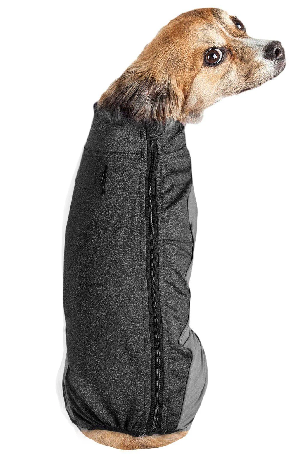Pet Life ® Active 'Chase Pacer' Medium-weight 4-Way-Stretch Yoga Fitness Dog Tracksuit - Image 18