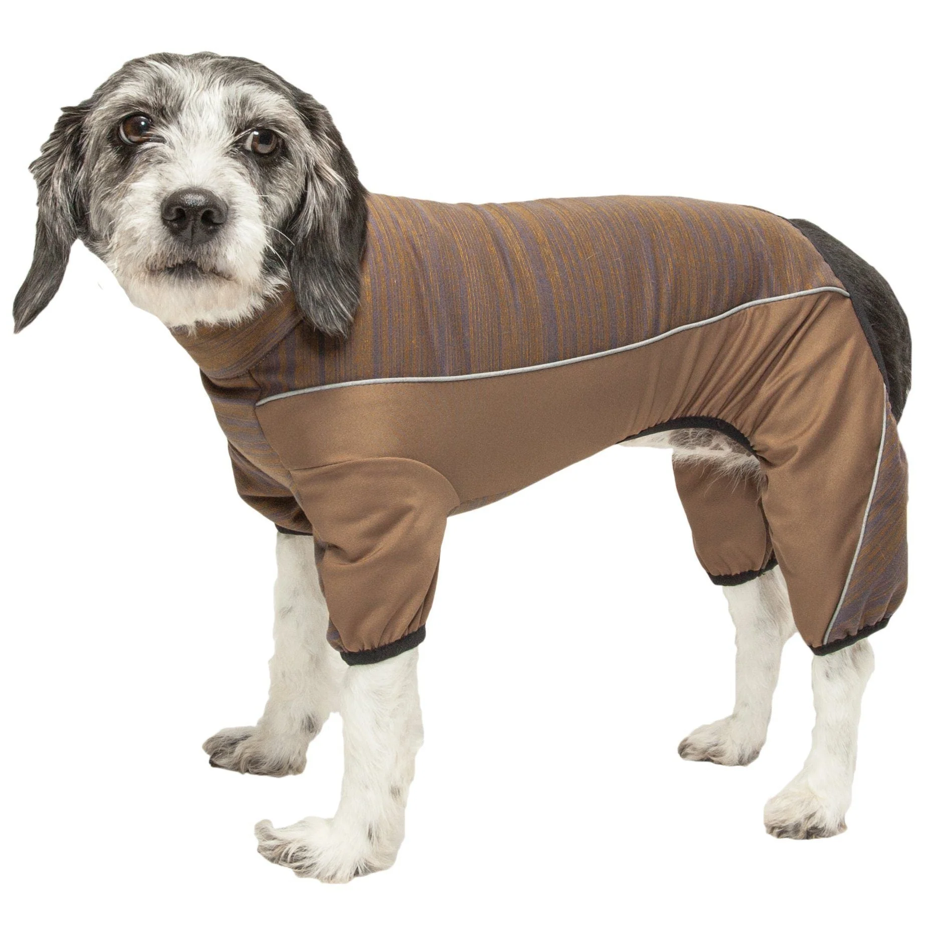 Pet Life ® Active 'Chase Pacer' Medium-weight 4-Way-Stretch Yoga Fitness Dog Tracksuit - Image 4