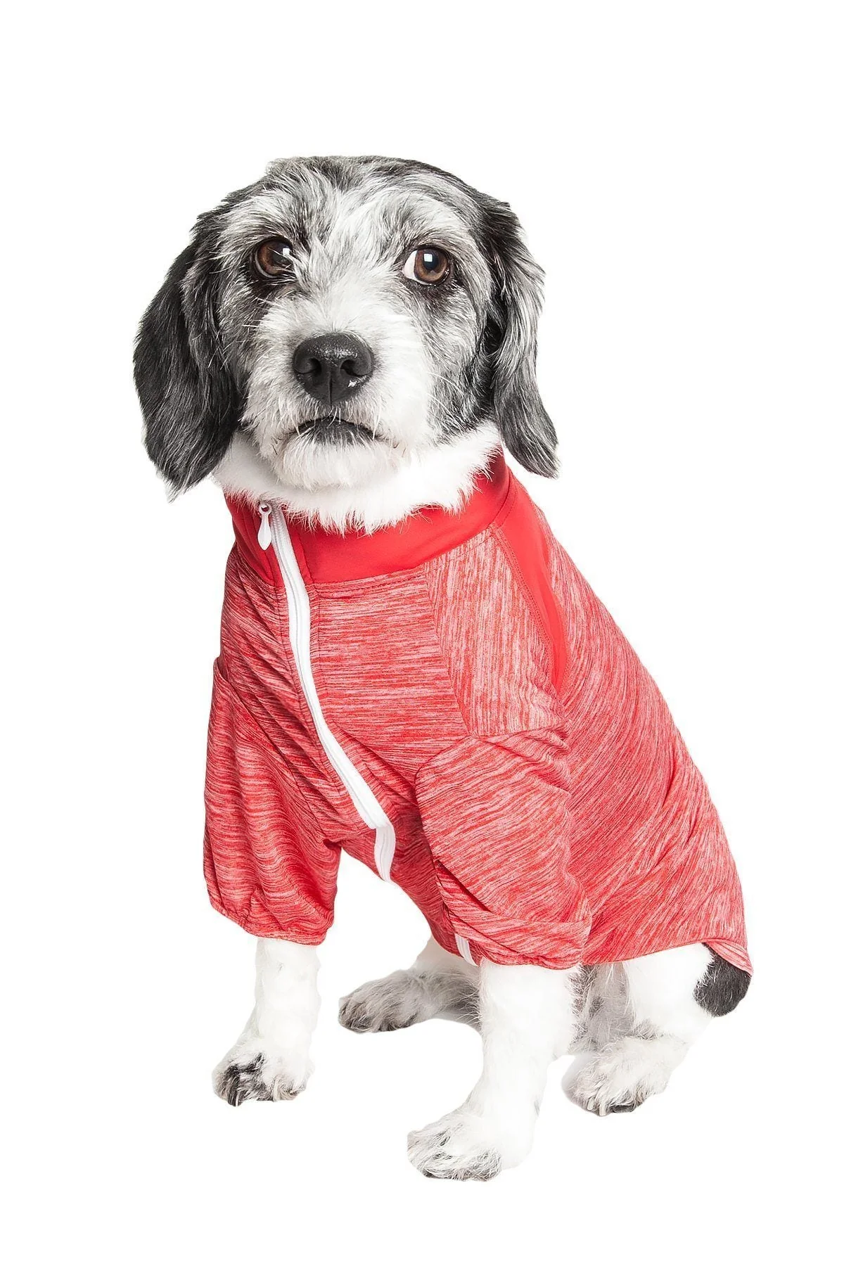 Pet Life ® Active 'Chewitt Wagassy' 4-Way-Stretch Yoga Fitness Long-Sleeve Dog T-Shirt - Image 33