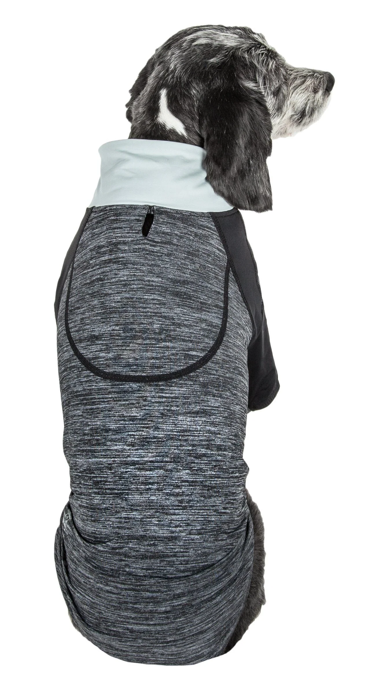 Pet Life ® Active 'Chewitt Wagassy' 4-Way-Stretch Yoga Fitness Long-Sleeve Dog T-Shirt - Image 38