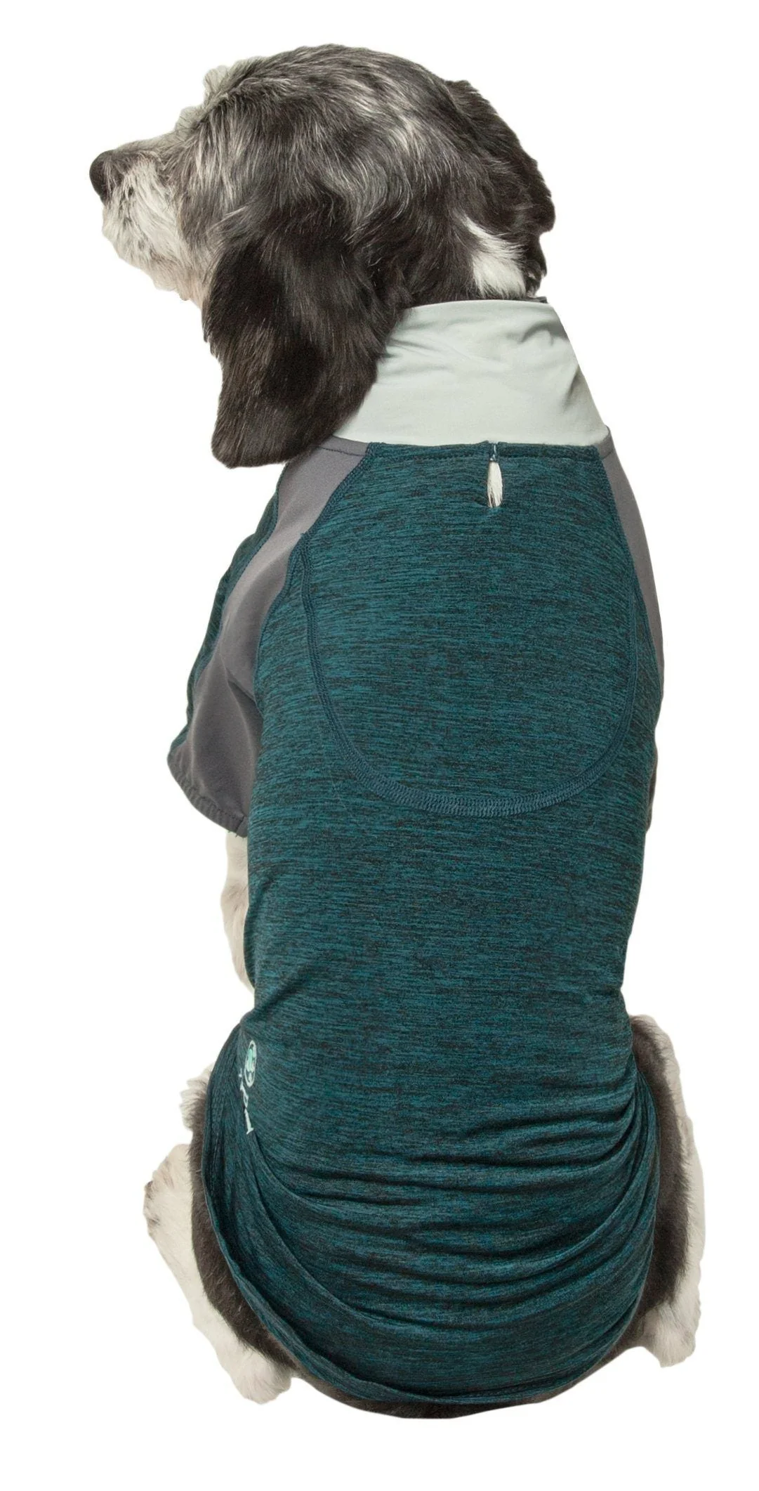 Pet Life ® Active 'Chewitt Wagassy' 4-Way-Stretch Yoga Fitness Long-Sleeve Dog T-Shirt - Image 40