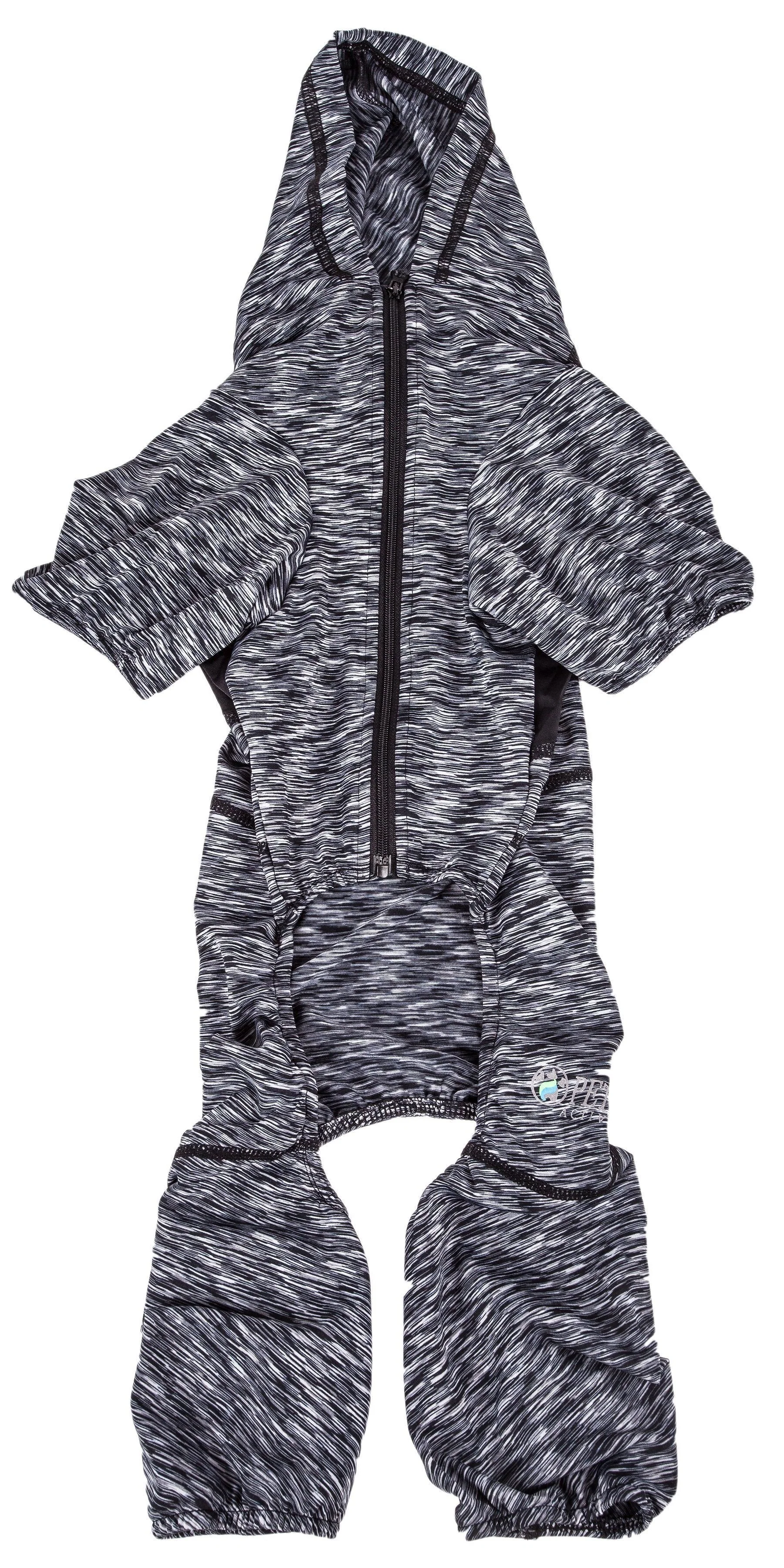 Pet Life ® Active 'Downward Dog' 4-Way-Stretch Fitness Yoga Dog Tracksuit Hoodie - Image 28