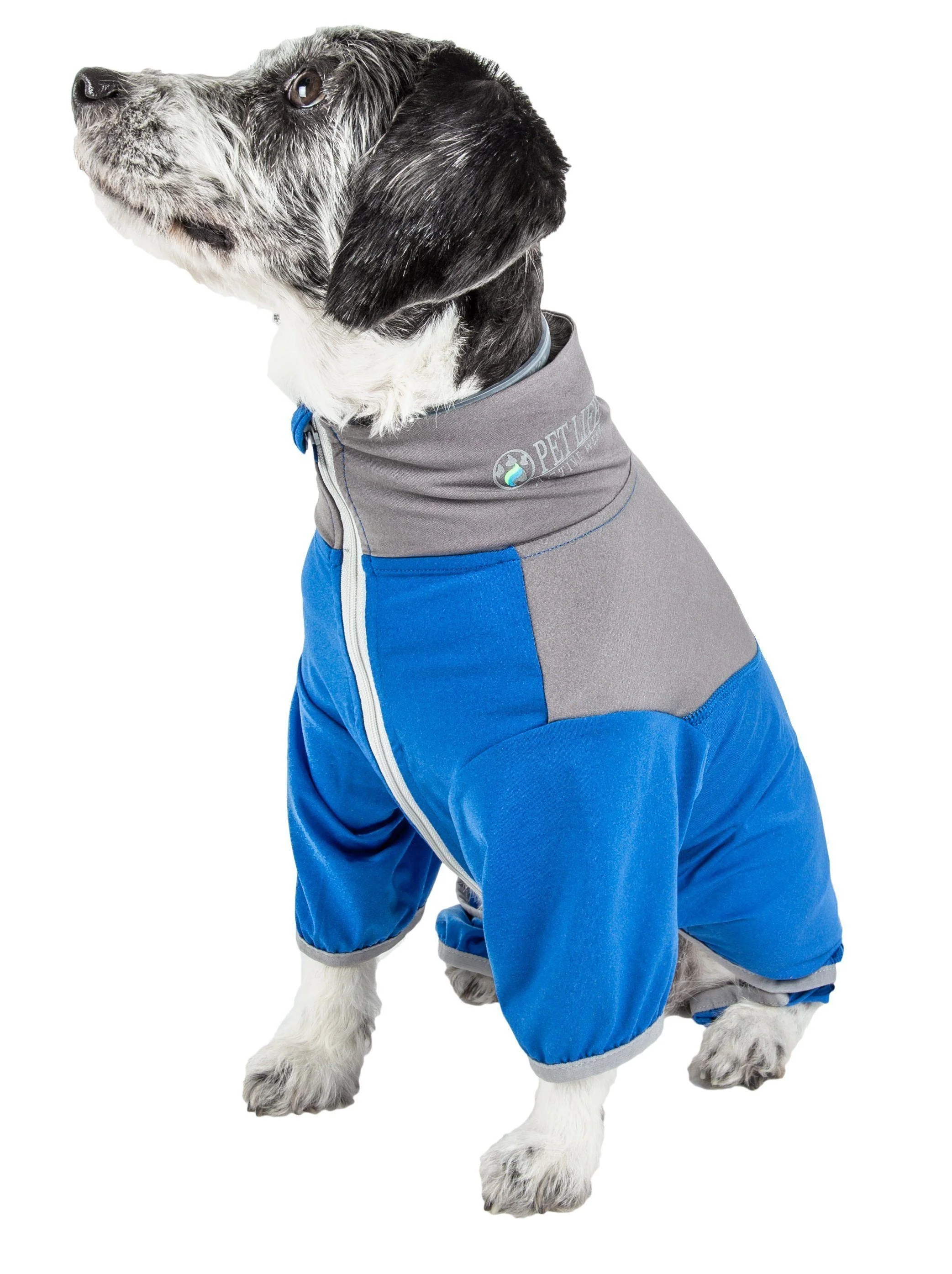 Pet Life ®  Active 'Embarker' 4-Way Stretch Fitness Yoga Full Body Dog Tracksuit - Image 18