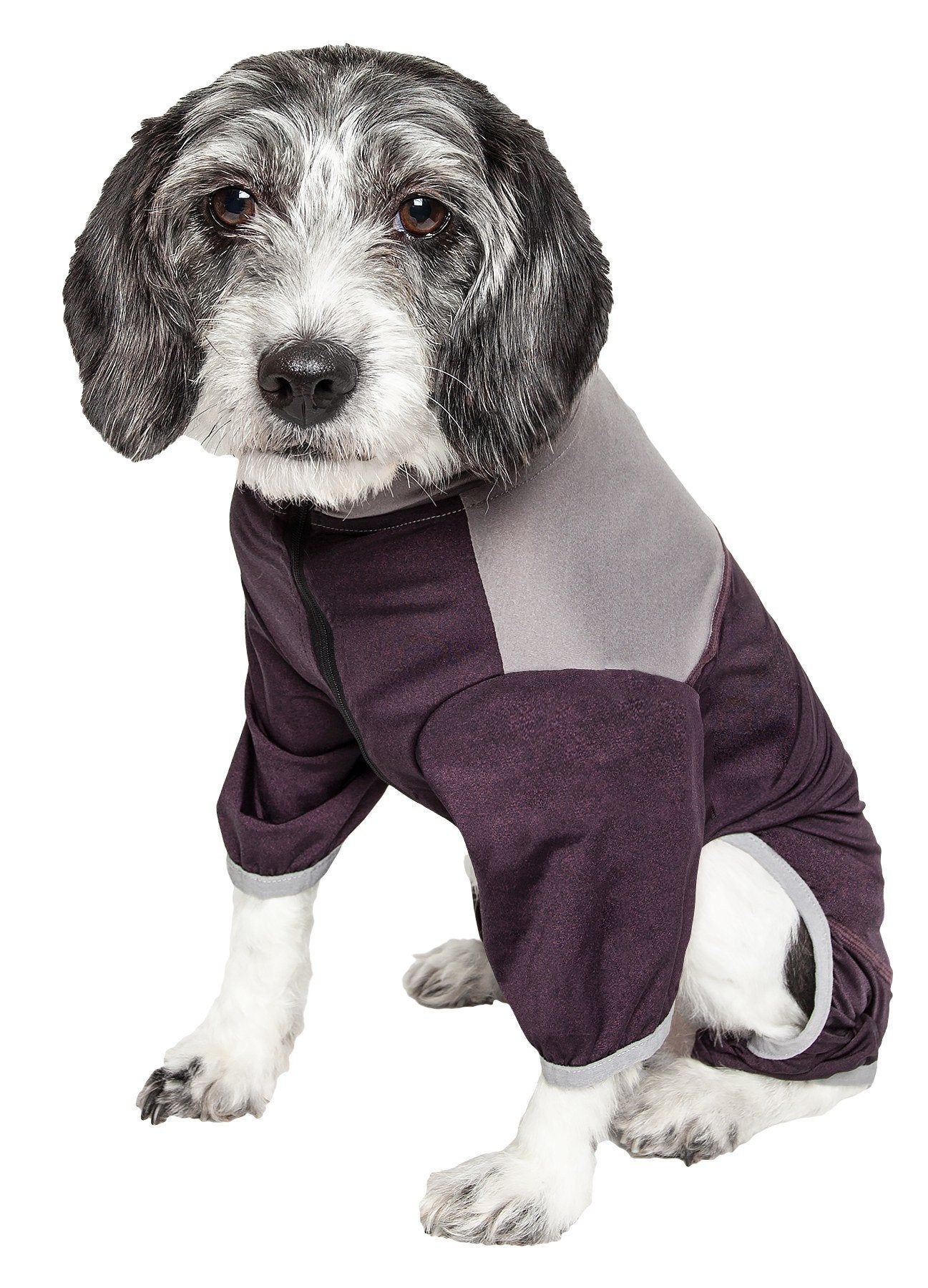 Pet Life ®  Active 'Embarker' 4-Way Stretch Fitness Yoga Full Body Dog Tracksuit - Image 21