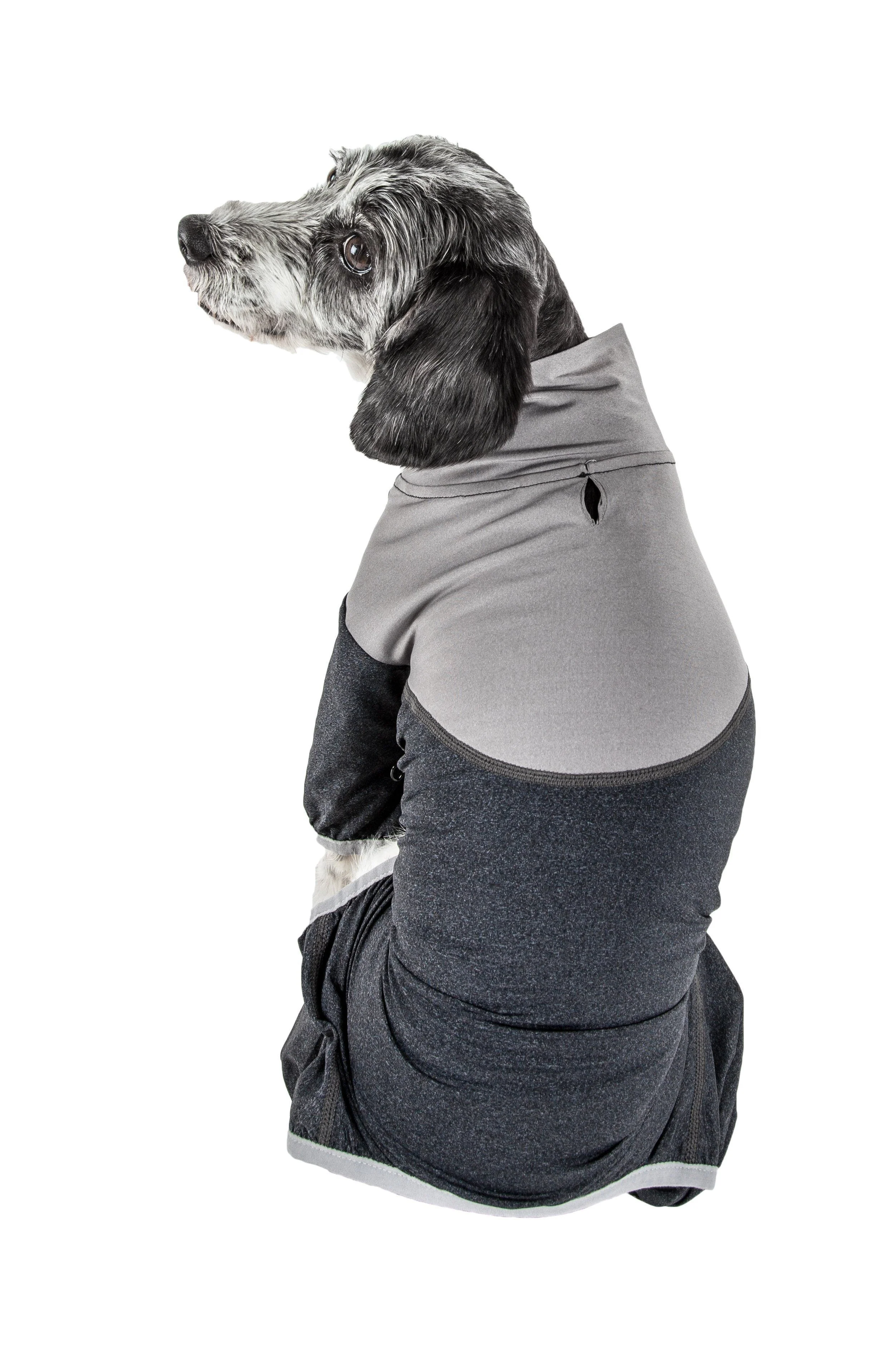 Pet Life ®  Active 'Embarker' 4-Way Stretch Fitness Yoga Full Body Dog Tracksuit - Image 30