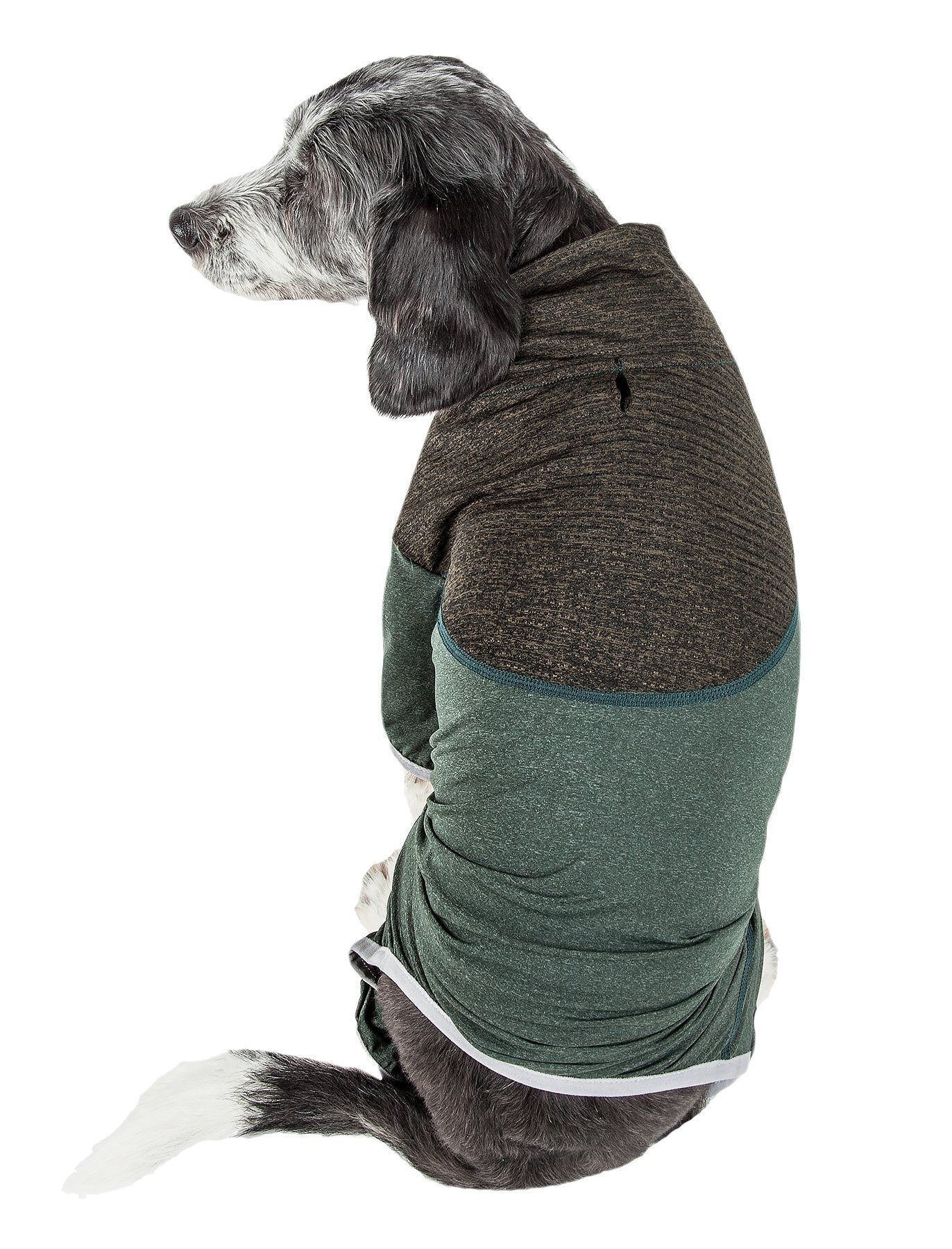 Pet Life ®  Active 'Embarker' 4-Way Stretch Fitness Yoga Full Body Dog Tracksuit - Image 33
