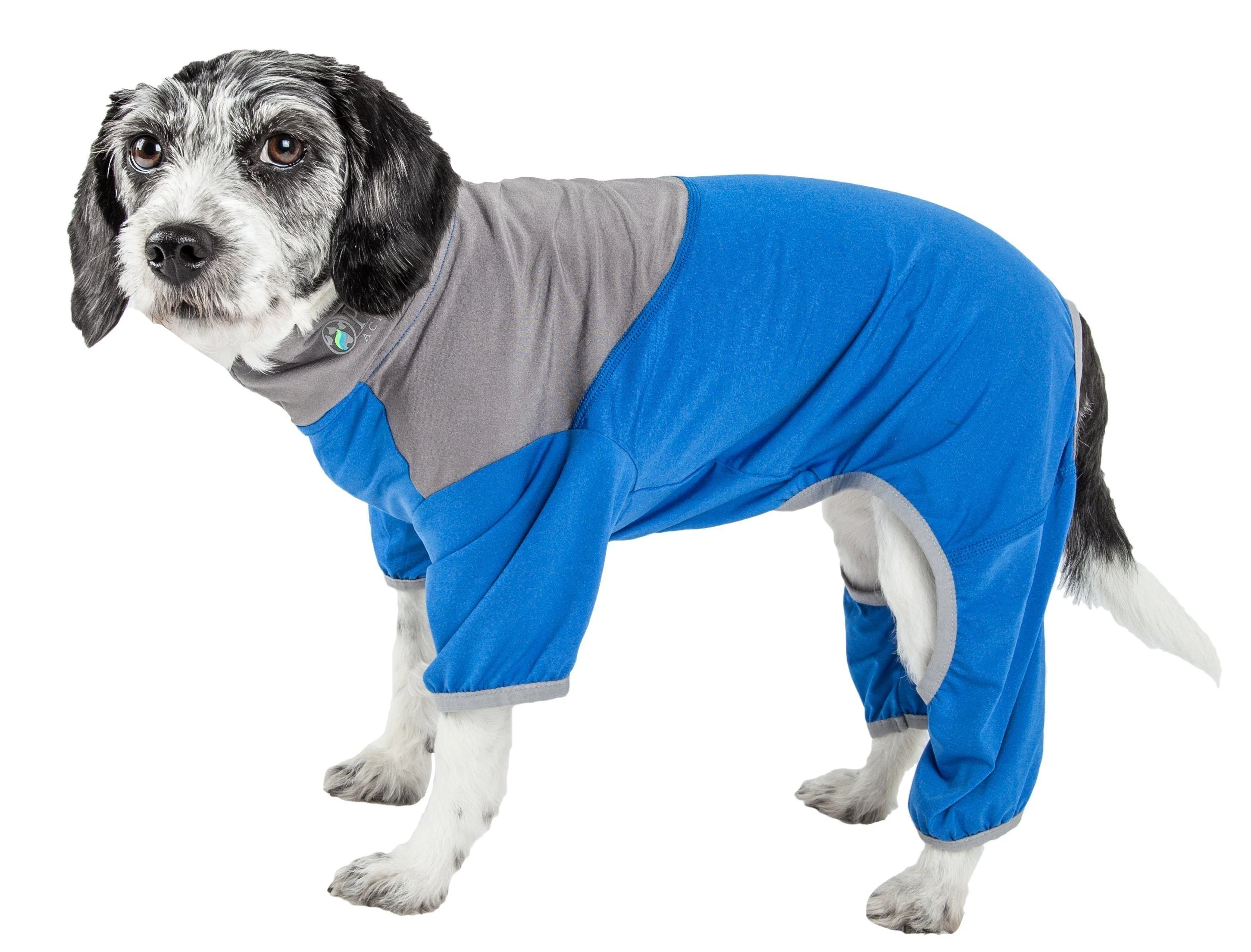 Pet Life ®  Active 'Embarker' 4-Way Stretch Fitness Yoga Full Body Dog Tracksuit - Image 4